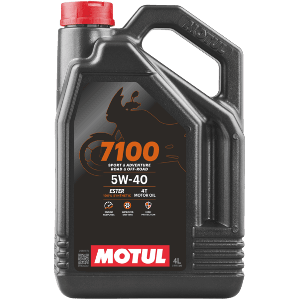 Óleo Para Motor de Moto MOTUL 7100 5W-40 4T 4L 104087