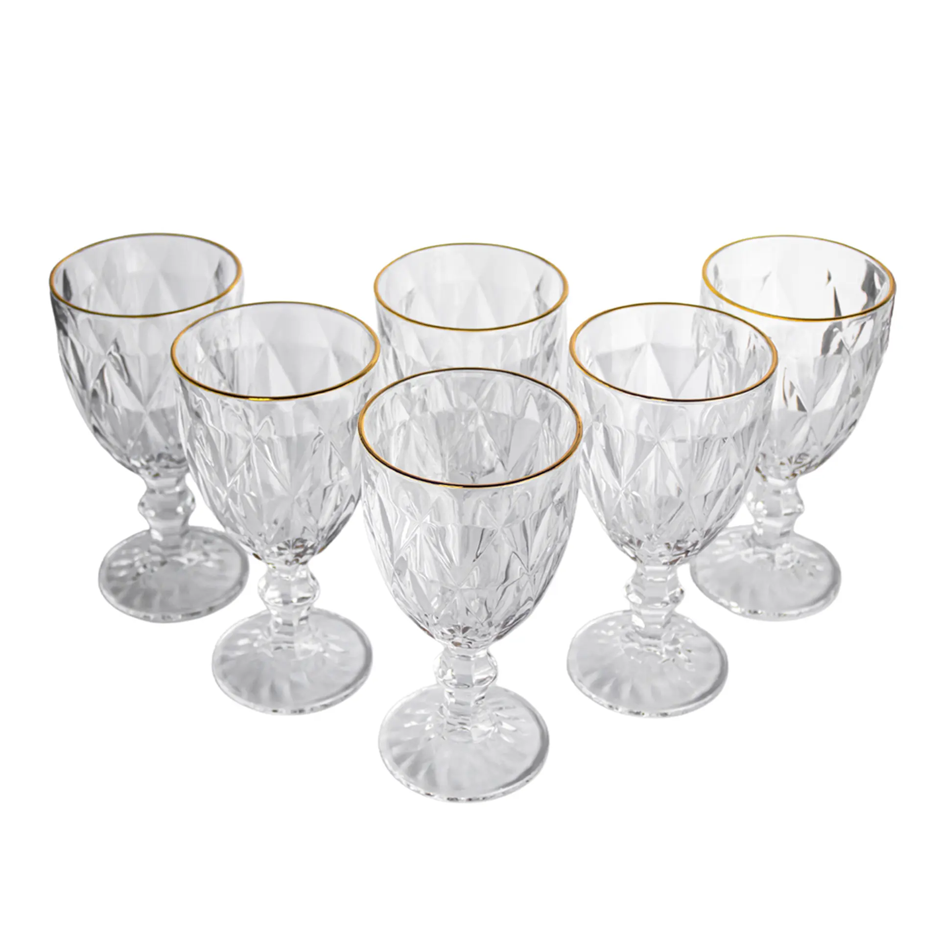 Conjunto de Taças 325ml 6 Peças Diamond Mark Blank