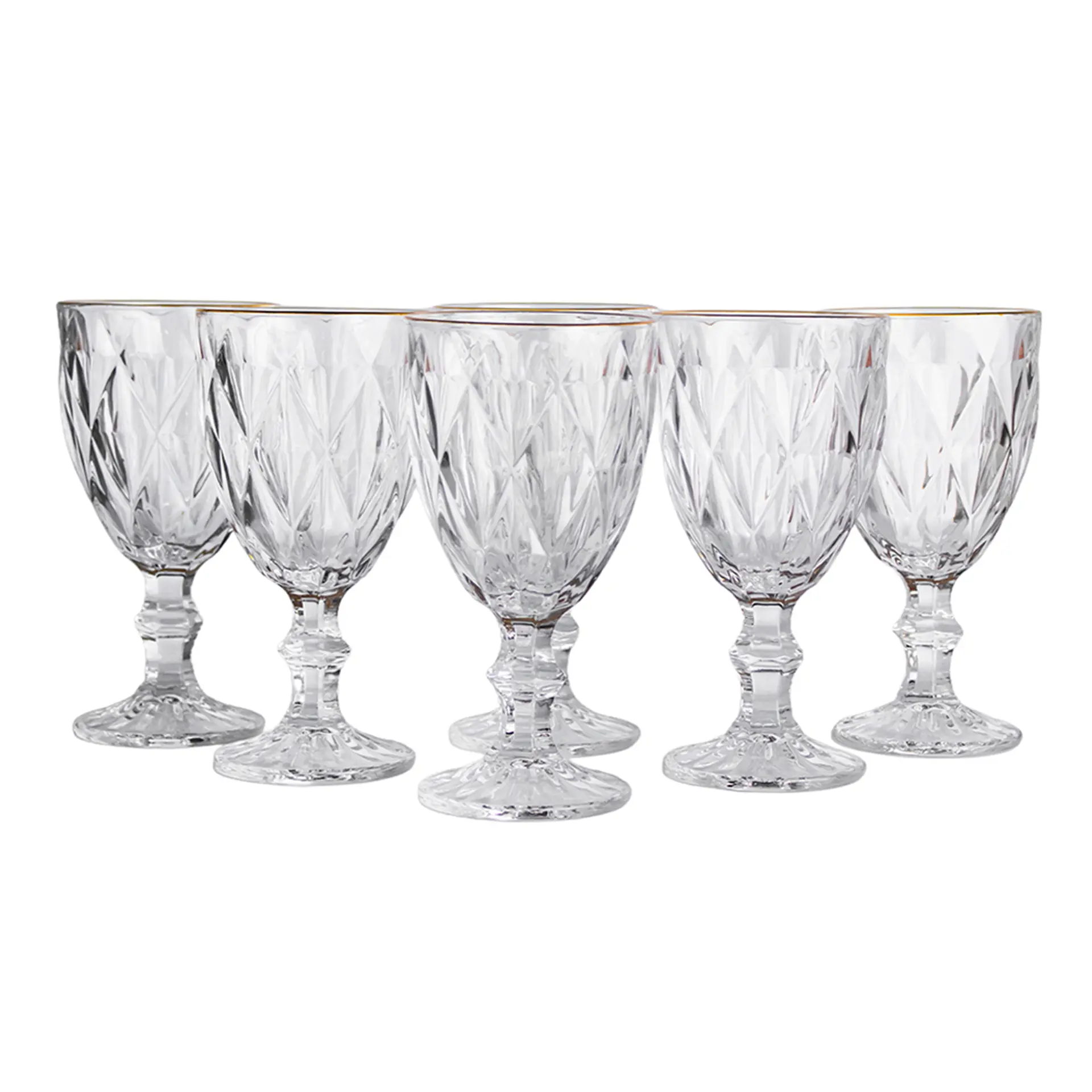 Conjunto de Taças 325ml 6 Peças Diamond Mark Blank