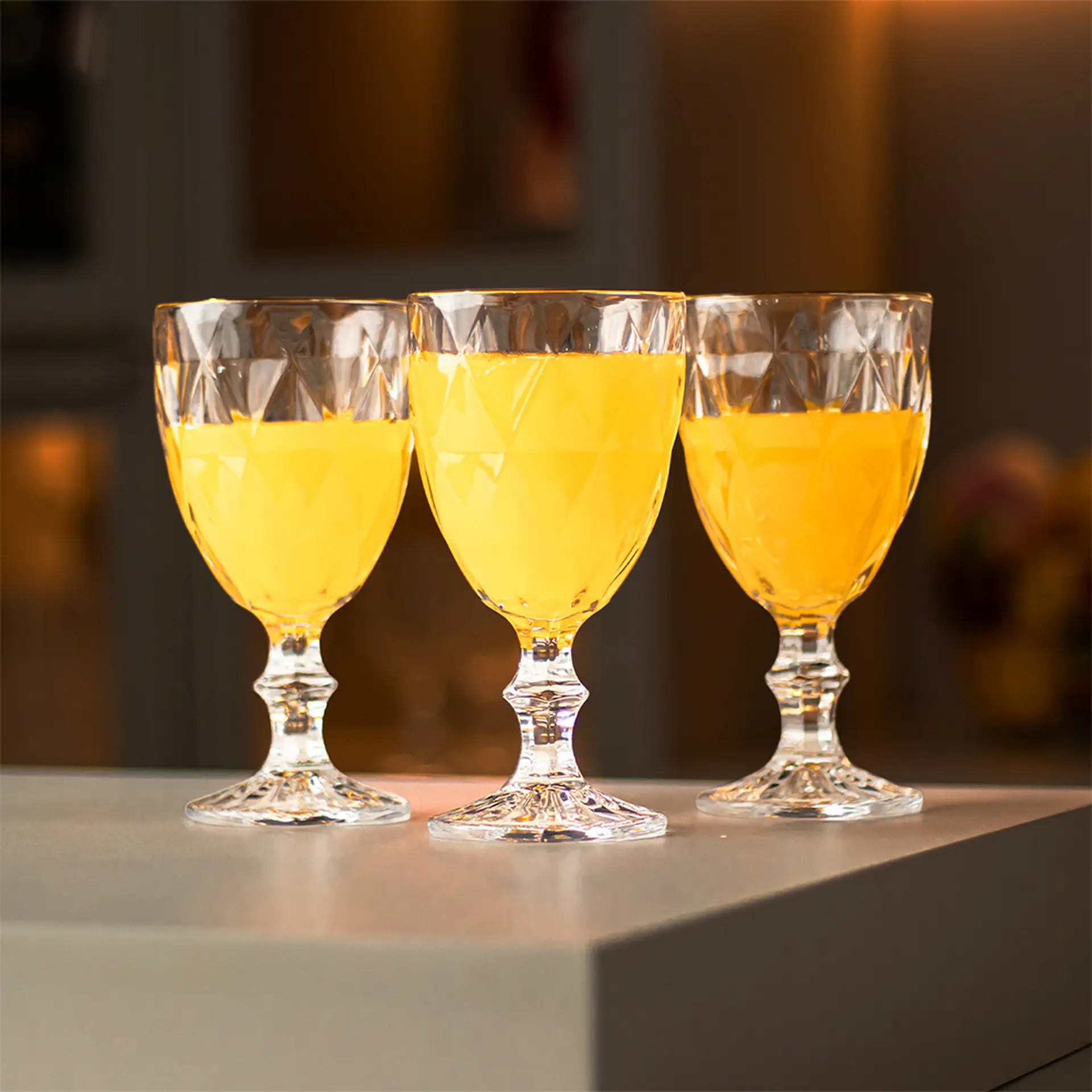 Conjunto de Taças 325ml 6 Peças Diamond Mark Blank