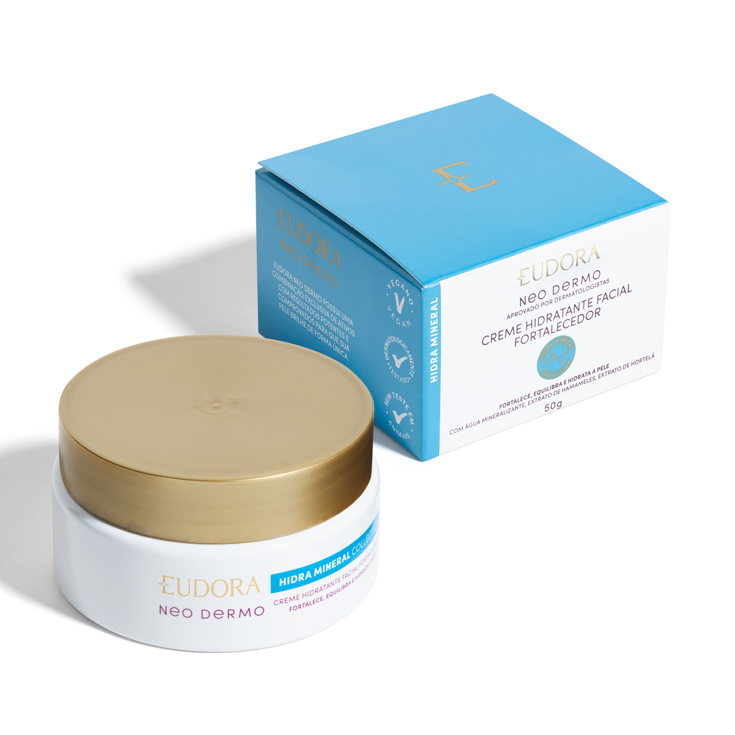 Creme Hidratante Facial Fortalecedor Neo Dermo Hidra Mineral Collection 50g