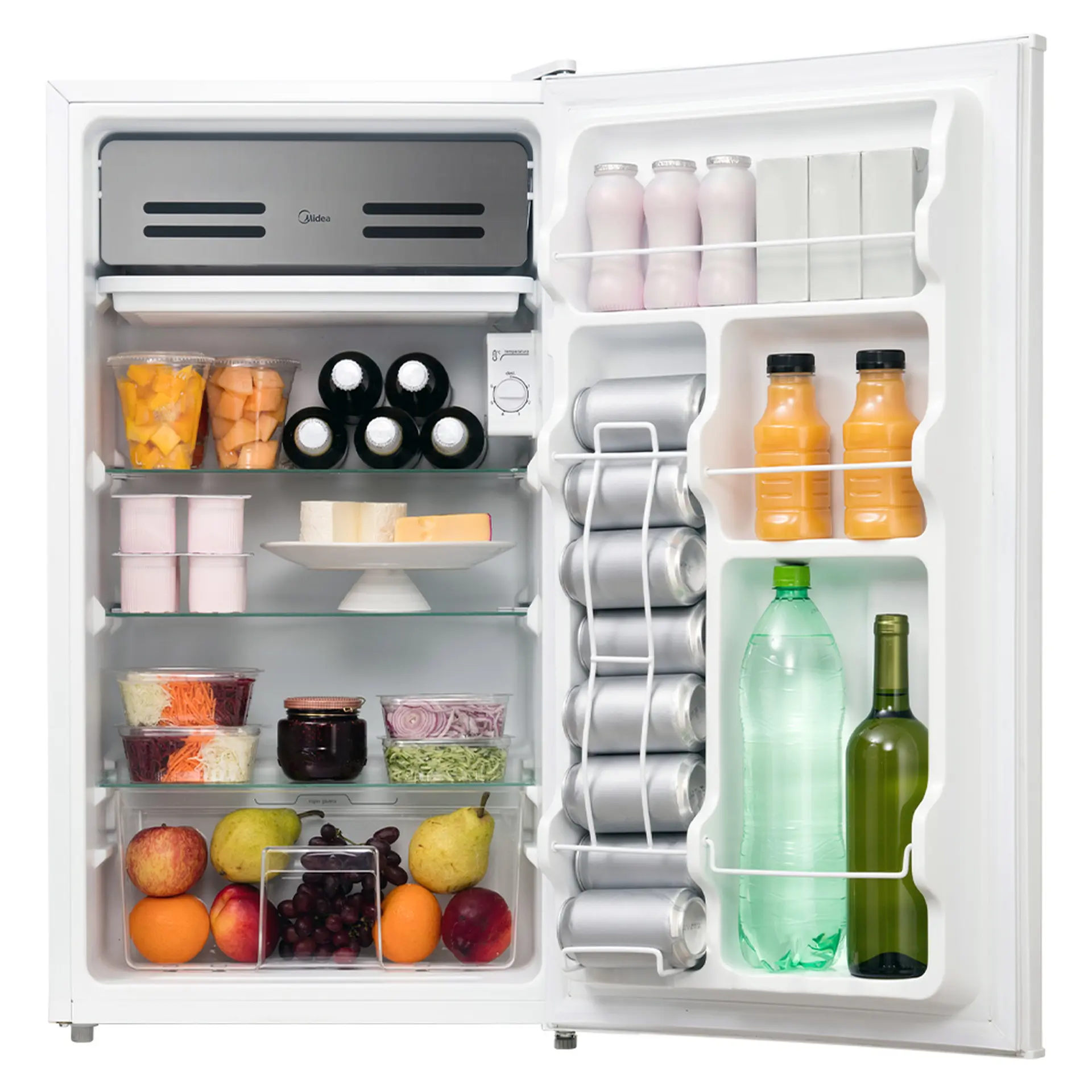Frigobar Midea 93L 1 Porta Degelo Manual MRC10B - Branco - 110 Volts