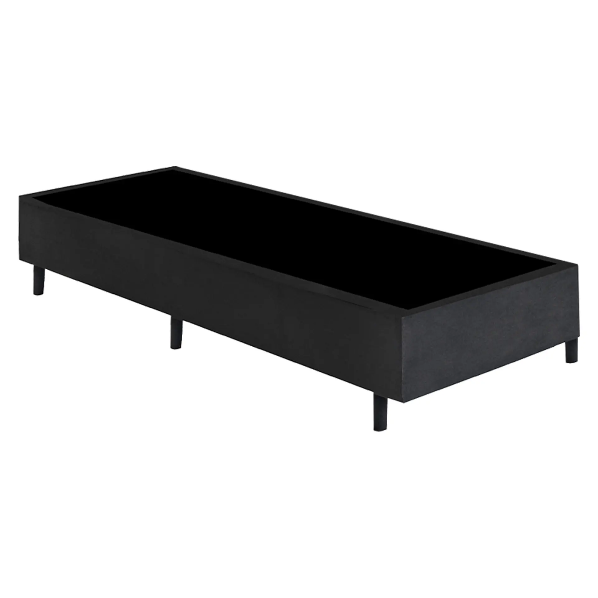 Base Cama Box Gazin Somie Suede Liso 96x203 - Preto