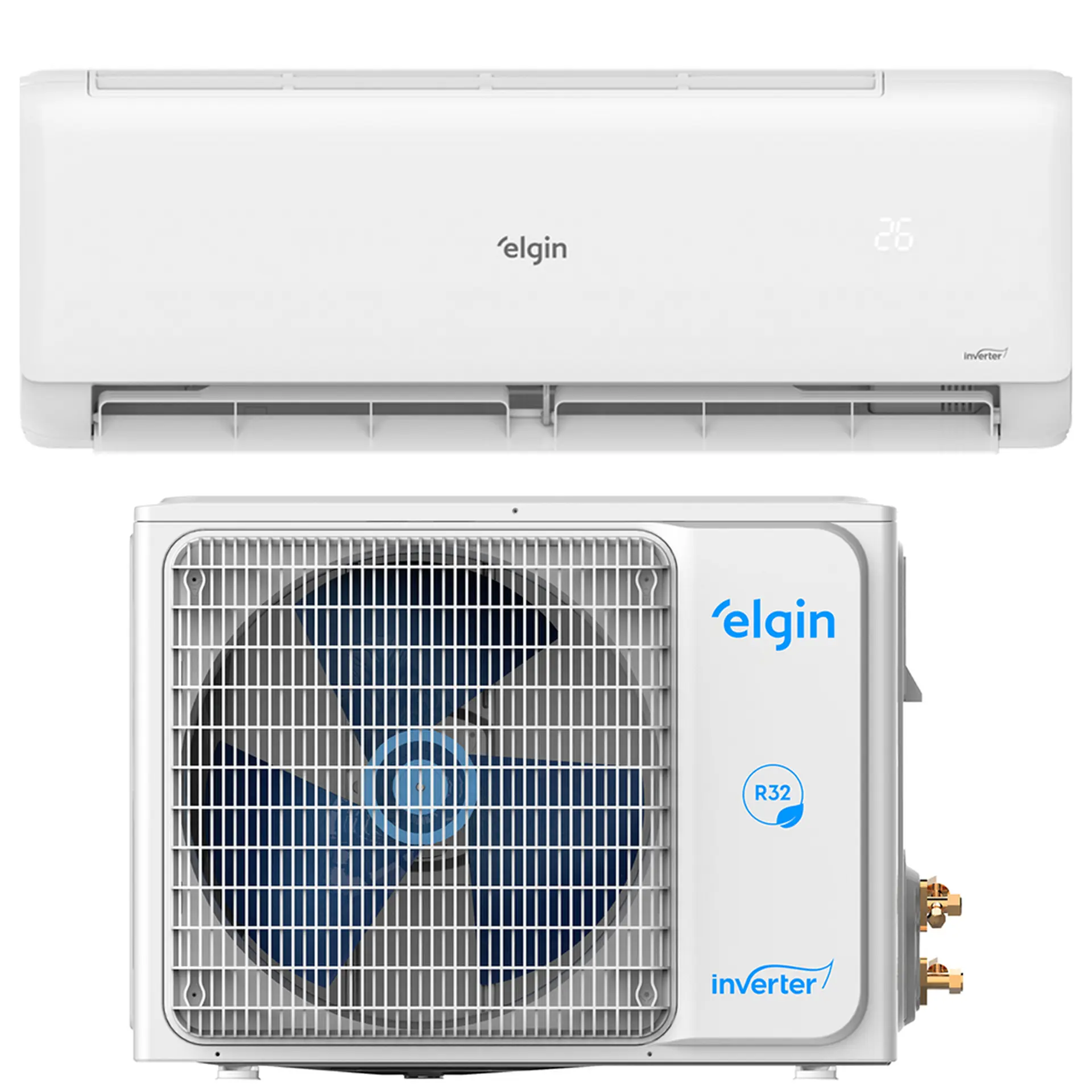 Ar Condicionado 9.000 BTUs Eco Inverter II Connect Elgin Frio - 220 Volts