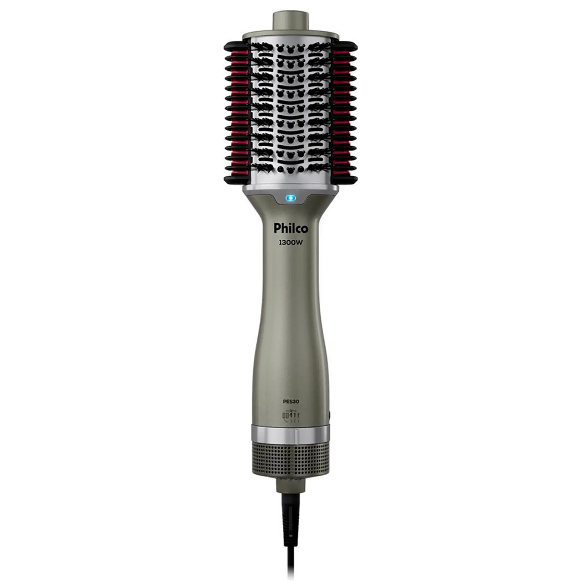 Escova Secadora Philco 4 em 1 PES30 1300W - Prata - Bivolt