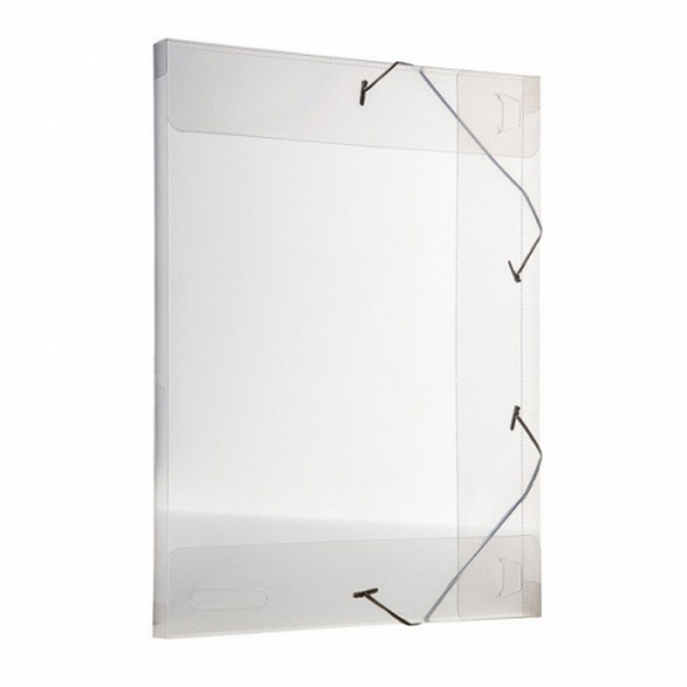 Pasta Aba Elástico Ofício 335 x 235mm Lombo 2cm Cristal Line Dello Unitário 0255H0050