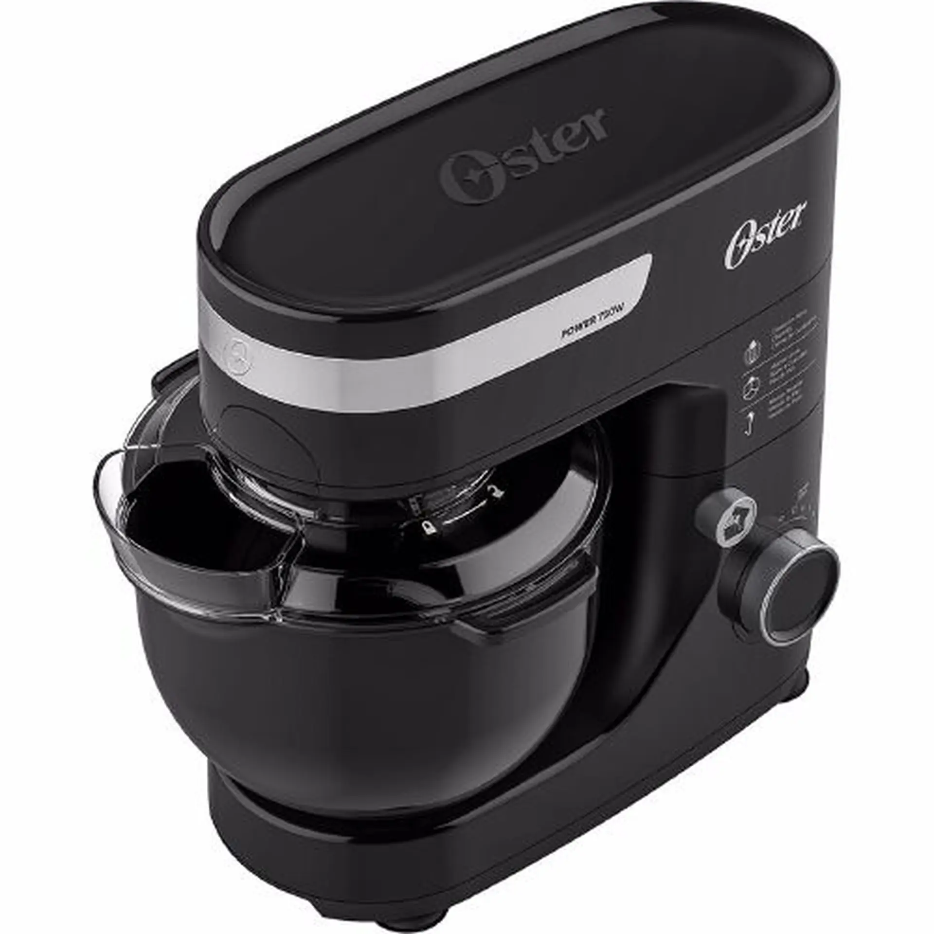 Batedeira Planetária Oster OBAT610 12 Velocidades 750W Tigela 4L - Preto - 220 Volts