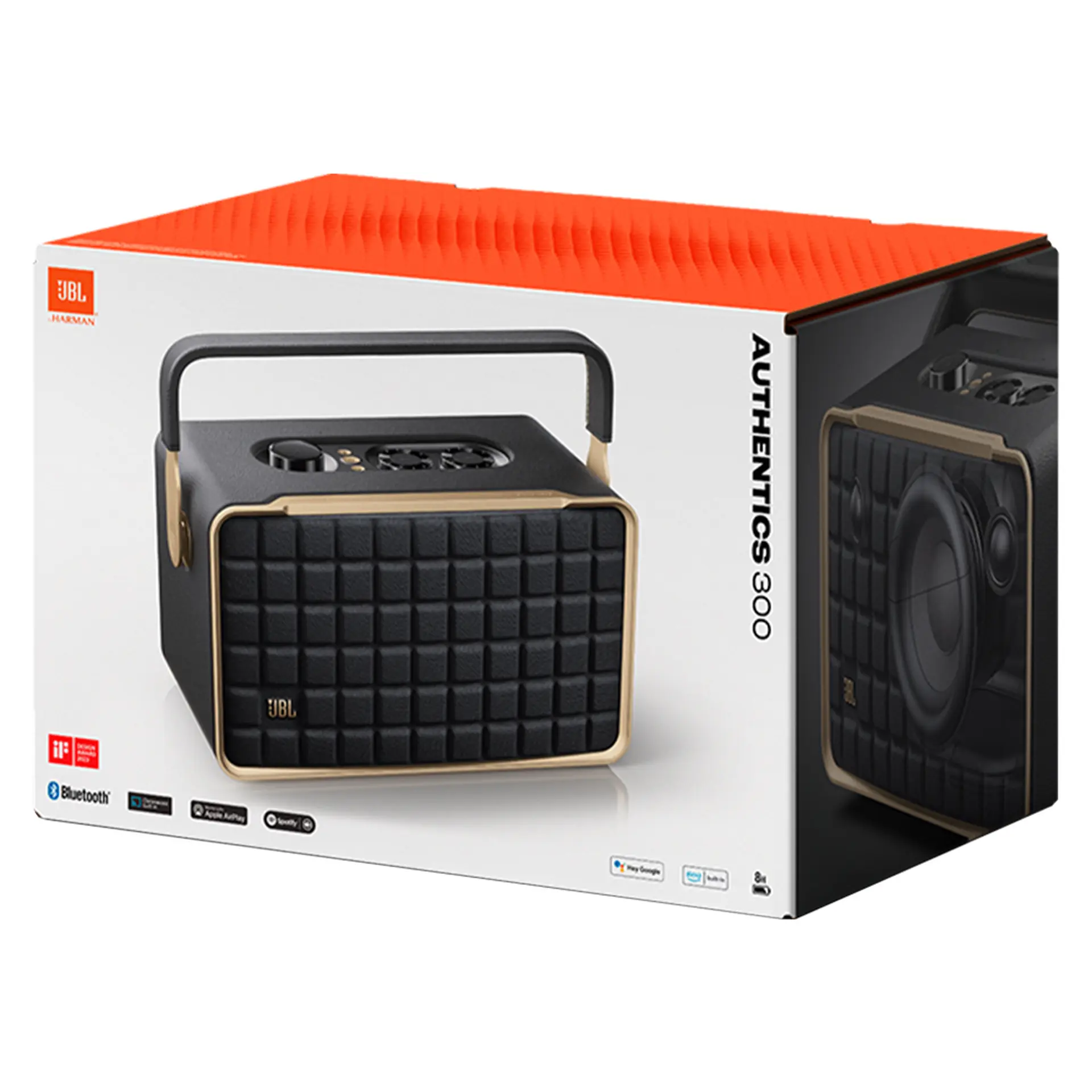 Caixa de Som Portátil JBL Authentics 300 100W RMS Bluetooth