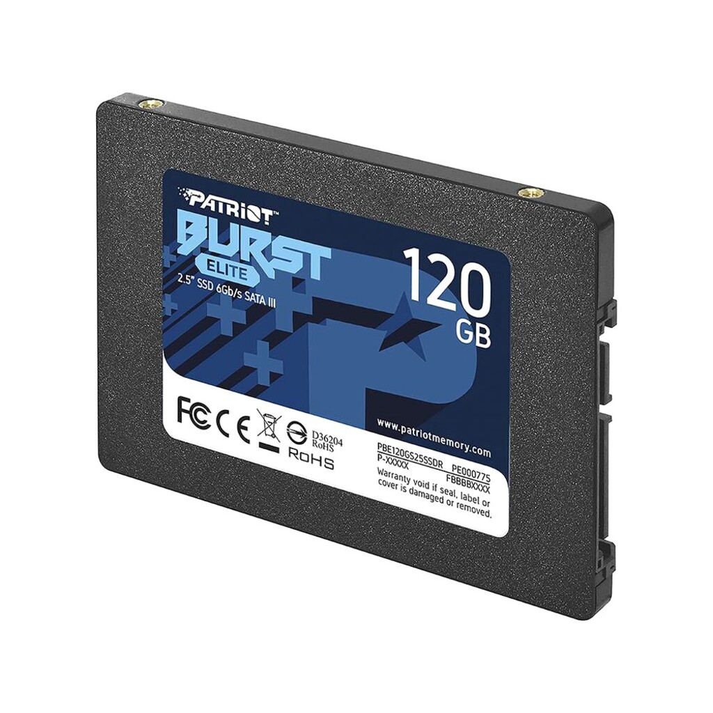 SSD 120 GB Sata 3 2,5" Patriot PBE120GS25SSDR Leitura 450 MBPS Gravação: 320 MBPS