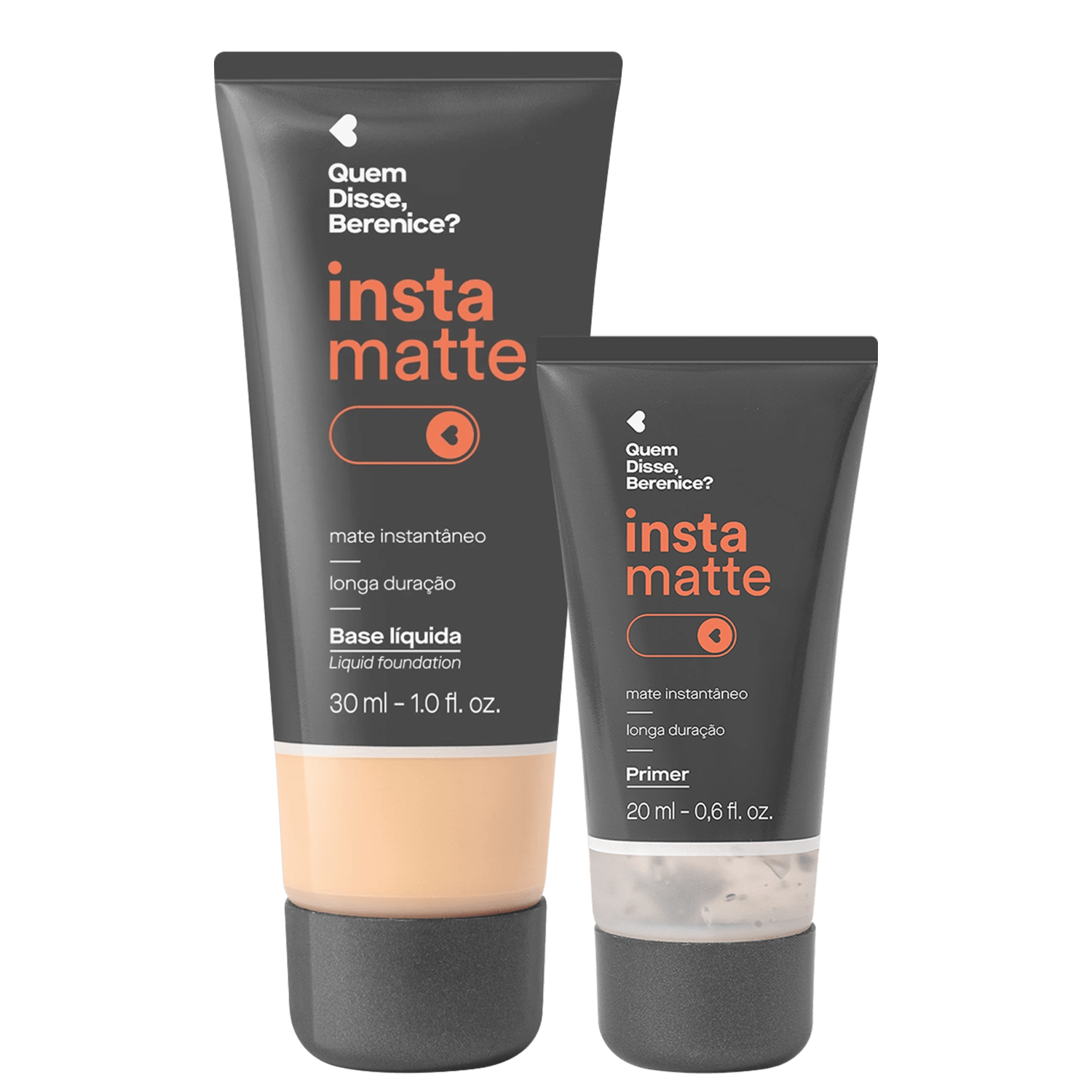 Kit Quem Disse, Berenice? Instamatte Primer + Base Líquida 110Q (2 Produtos)