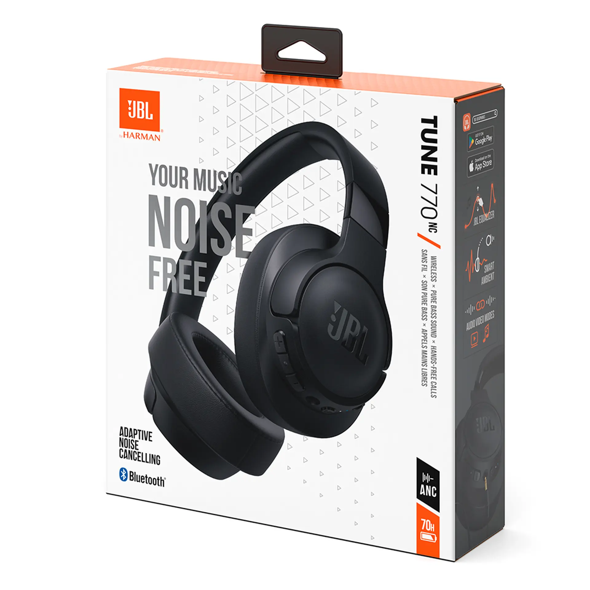 Fone de Ouvido JBL Tune 770NC Bluetooth Over Ear