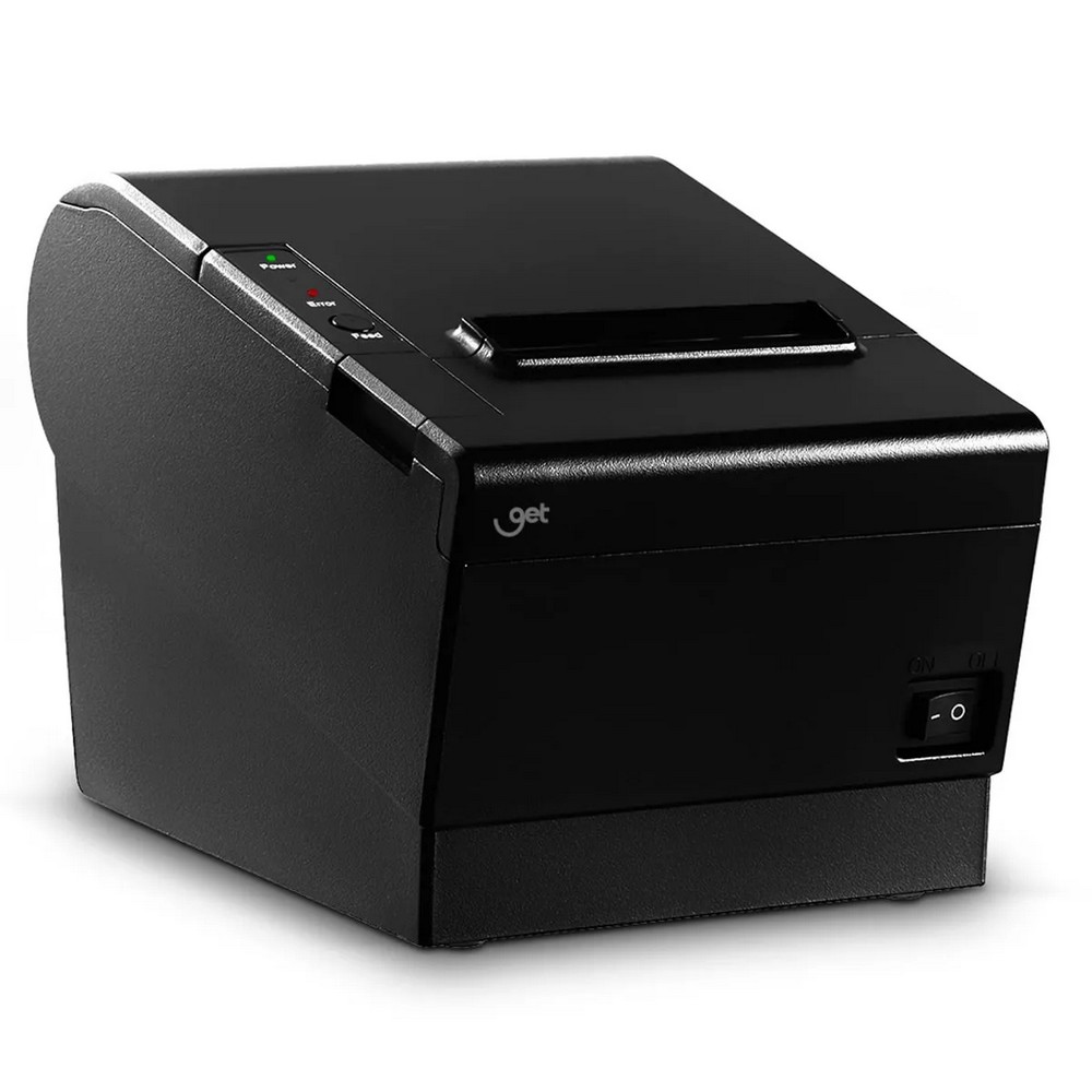 Impressora Térmica Não Fiscal Get 203dpi USB SERIAL ETHERNET Preto GT com Guilhotina