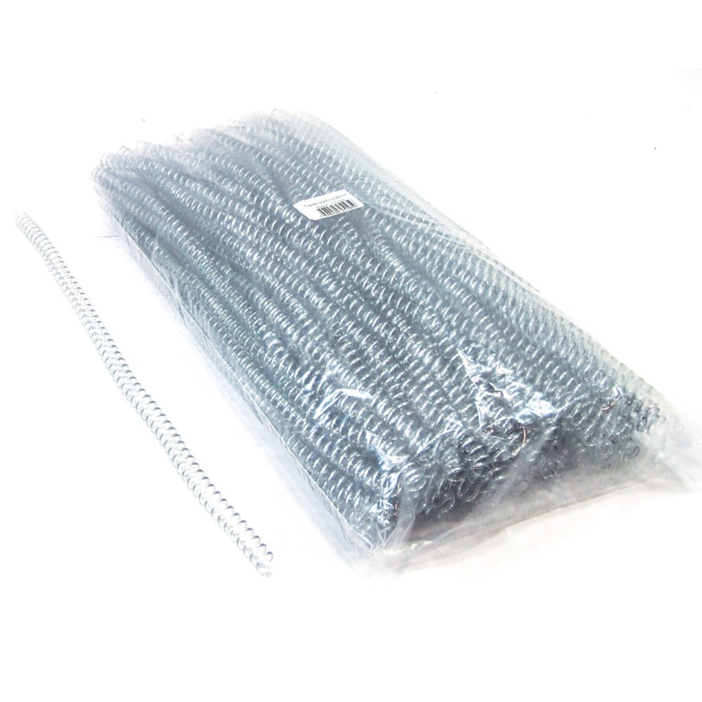 Espiral para Encadernação 14mm Pacote com 100 Unidades Transparente - Usa Folien - 7426
