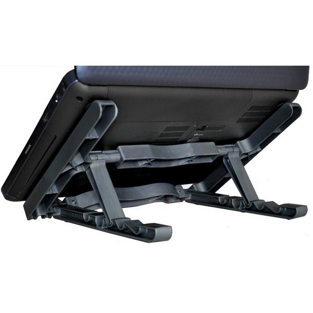 Base para Notebook Preto Ergonômico com 3 Niveis de Inclinação 15°, 30°, 45° - Masticmol - ST35.031