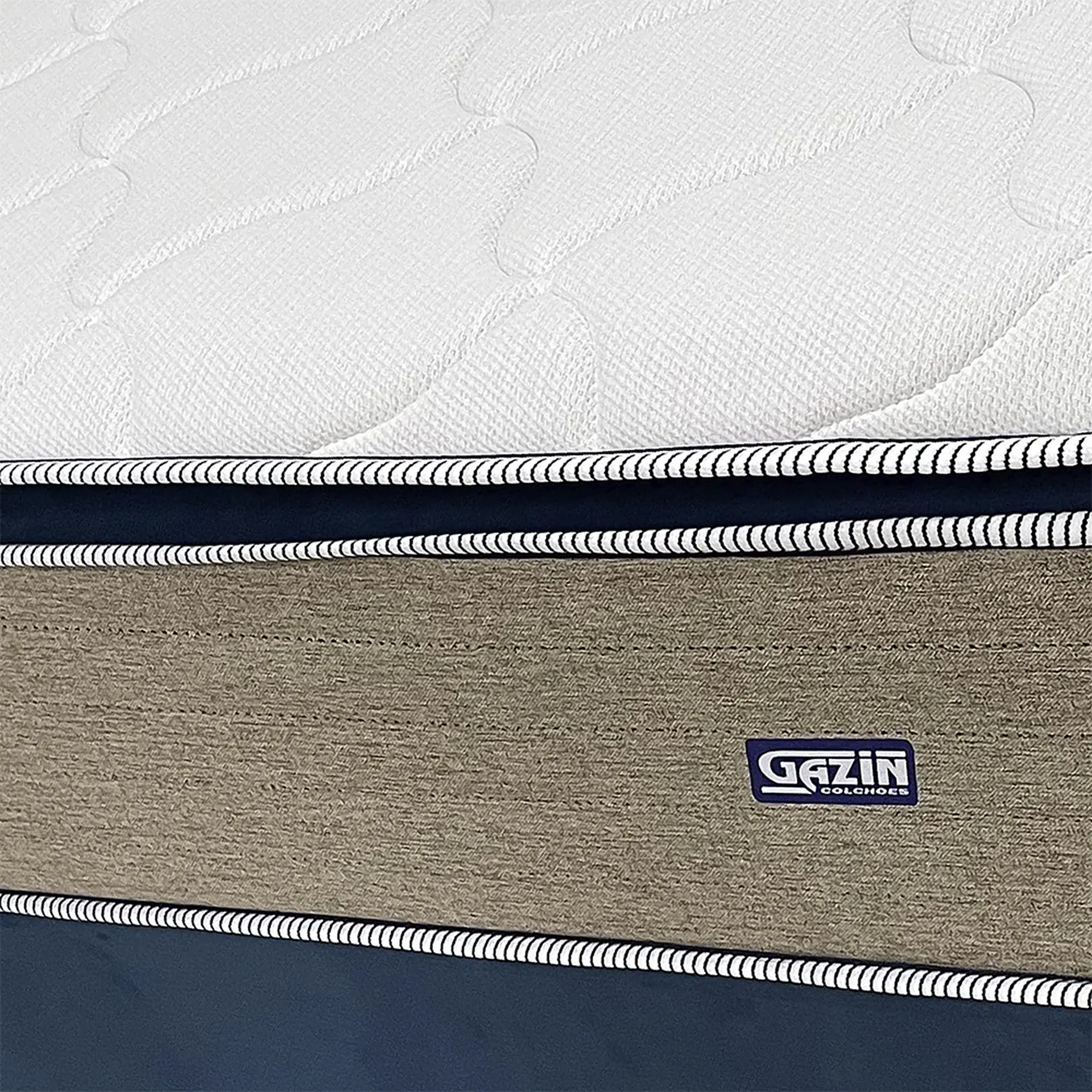 Colchão Cama Box Gazin Molas BlueWave Queen Size Dortmund 158x198