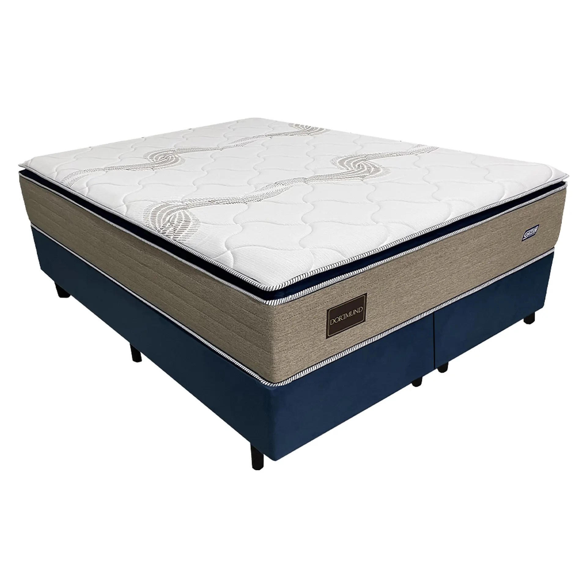 Colchão Cama Box Gazin Molas BlueWave Queen Size Dortmund 158x198