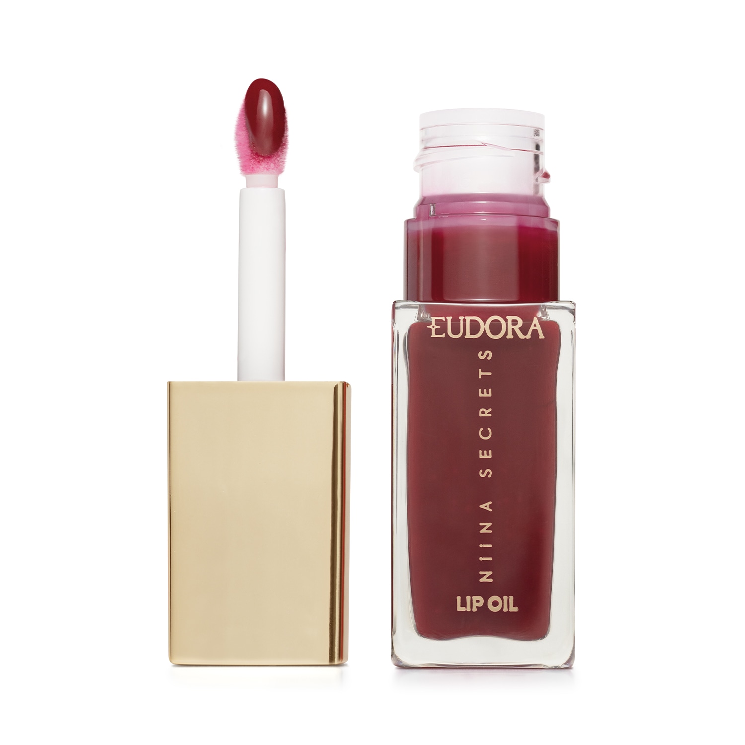 Lip Oil Shine Flowers Rosa Eterna Niina Secrets 7ml