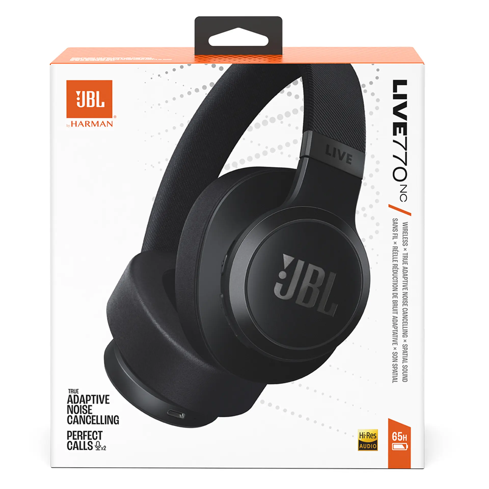 Fone de Ouvido JBL Live 770NC Bluetooth Design Dobrável