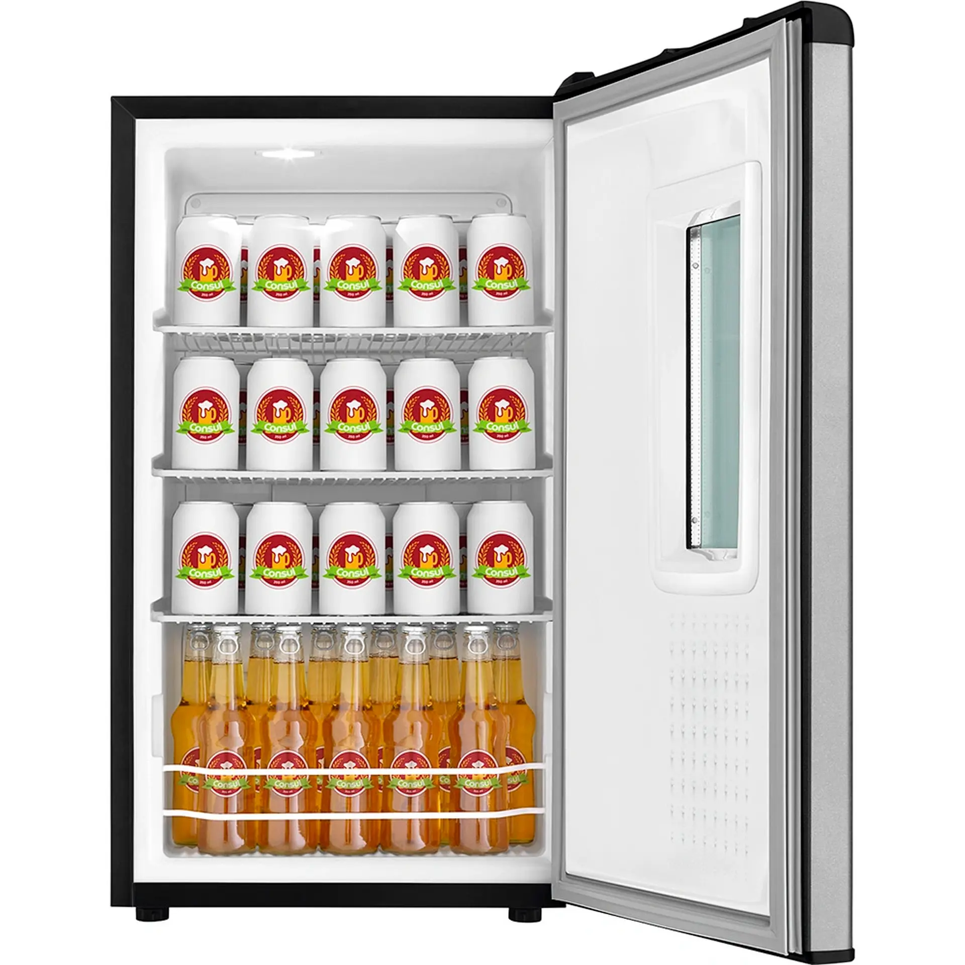 Cervejeira Consul 82L com Painel de Controle Frost Free CZD12 - Titanium - 110 Volts