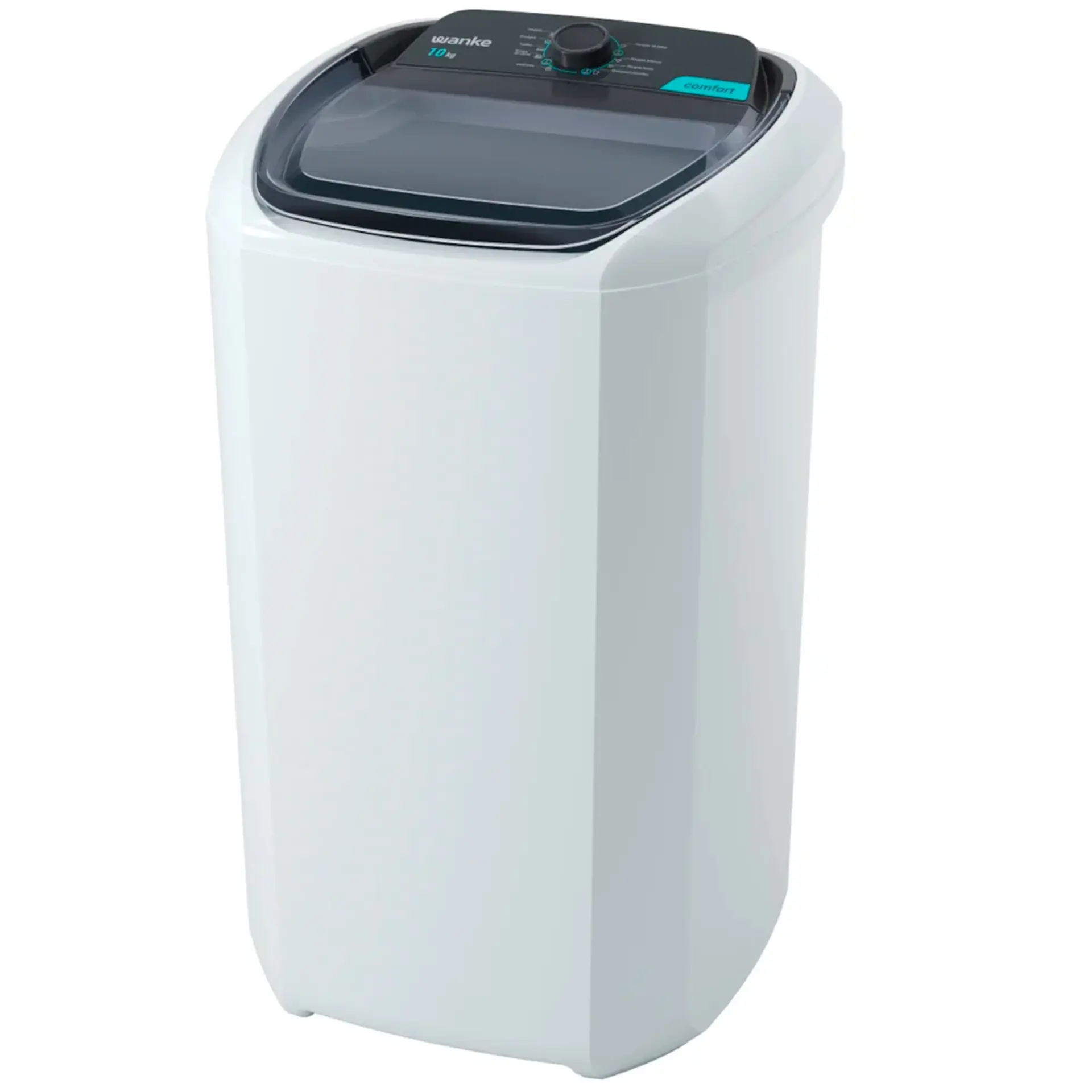 Tanquinho Wanke Comfort Semiautomático 10kg 8 Programas LWBE100T3 - Branco - 110 Volts