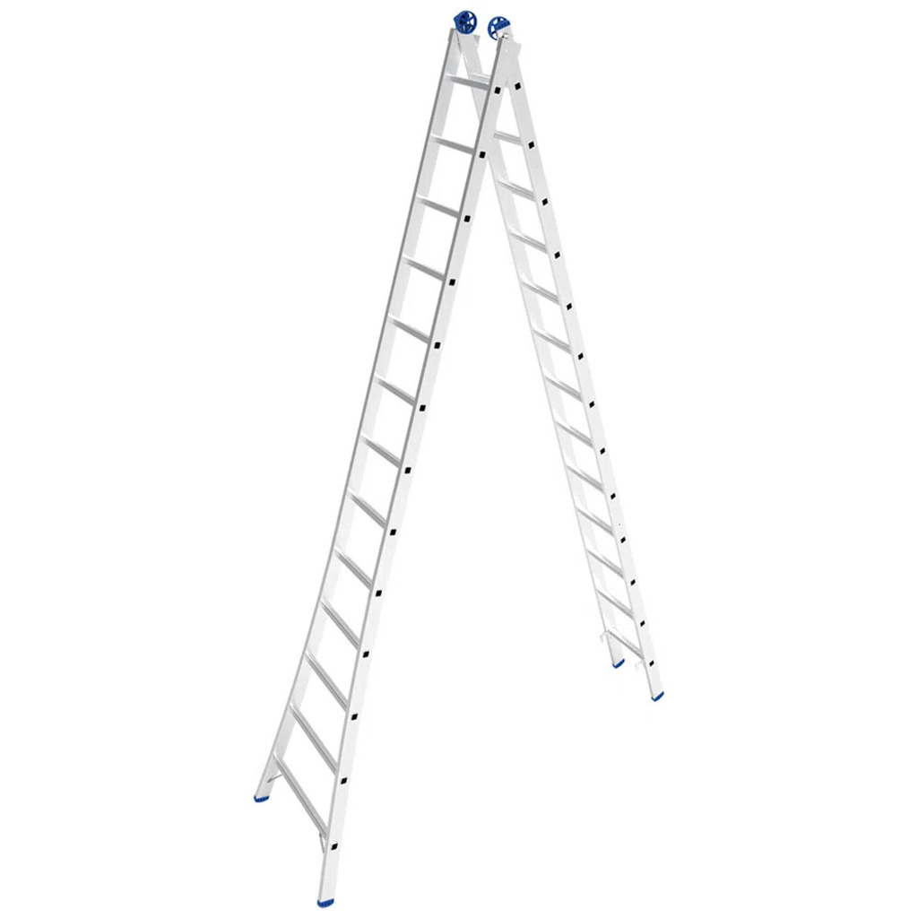 Escada de Alumínio Extensiva 2 x 13 Degraus Mor - 5209