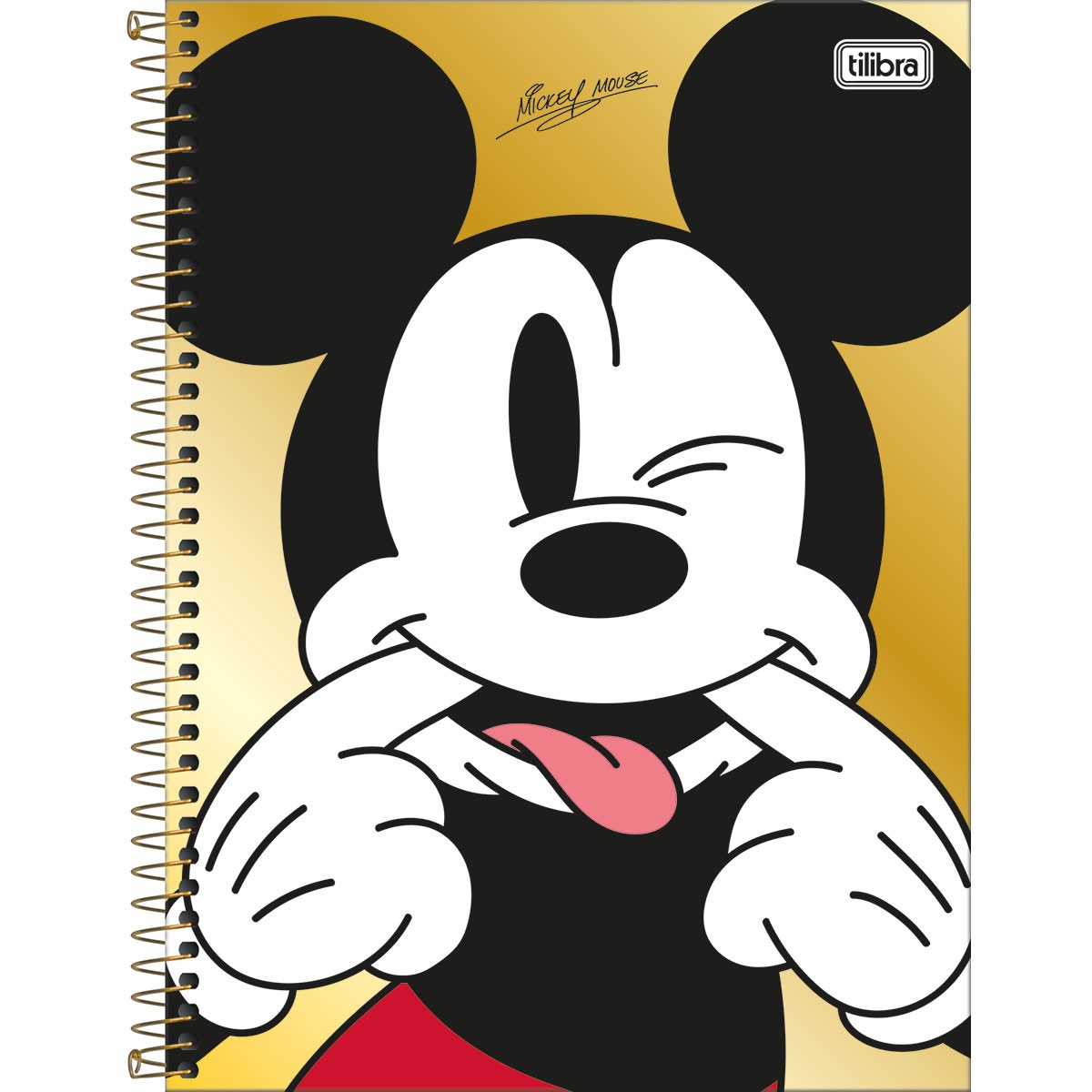 Caderno Universitário Tilibra Mickey Mouse Capa Dura 80 Folhas 1 Matéria Sortido