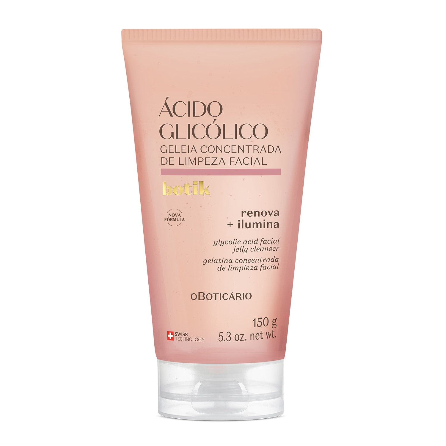 Geleia Concentrada de Limpeza Facial Ácido Glicólico Botik 150g