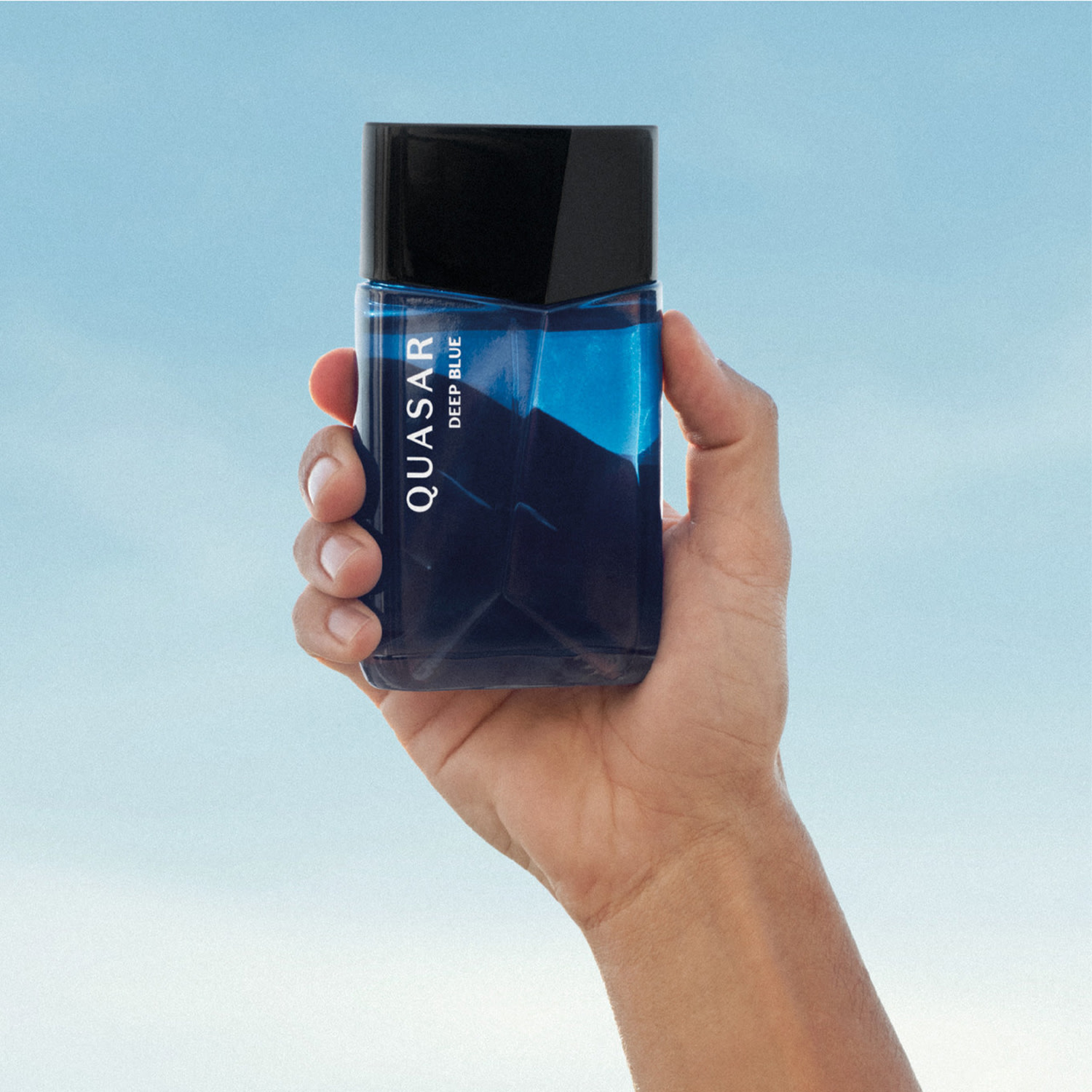 Combo Presente Quasar Deep Blue: Desodorante Colônia 100ml + Body Spray 100ml + Caixa Presenteável