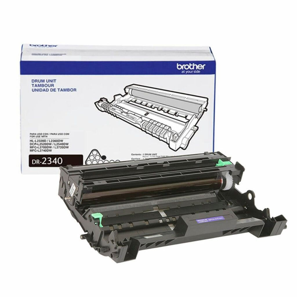 Cilindro Brother DR2340 Preto Original para MFCL2740DW, MFCL2720DW, MFCL2700DW, DCPL2540DW, DCPL2520DW, HLL2360DW, HLL2320D