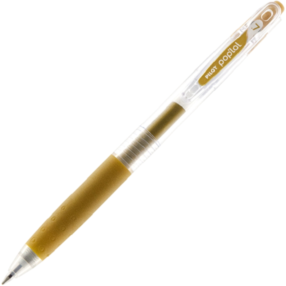 Caneta Esferográfica Pilot Retratil Pop'Lol 0.7 mm Dourado