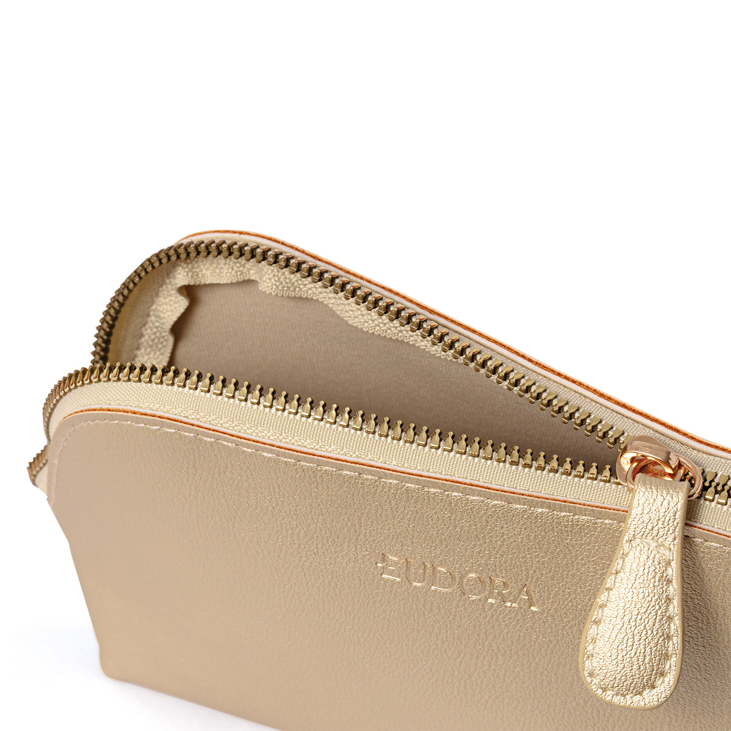 Nécessaire Dourado Arredondado Eudora Collection