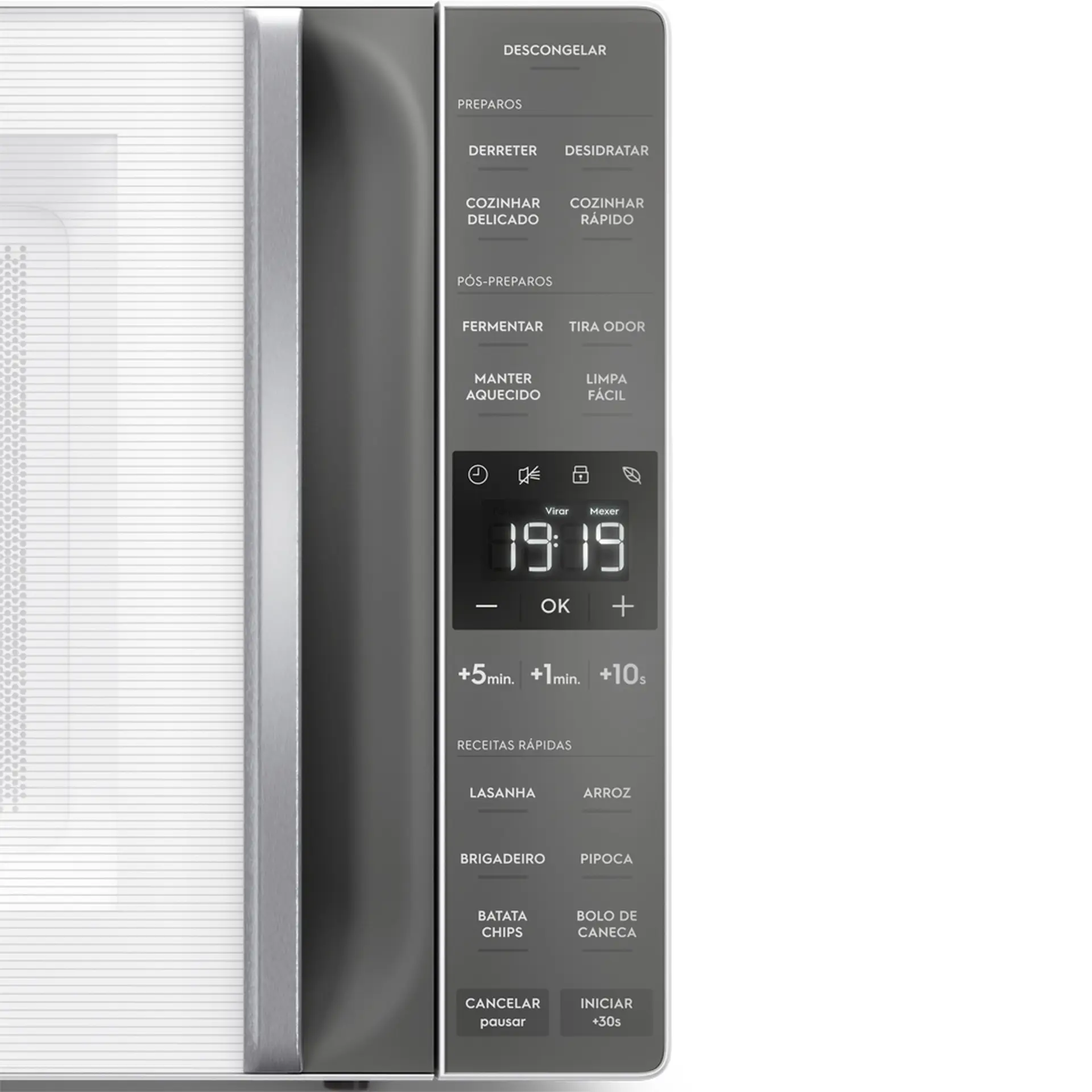 Micro-ondas de Bancada Electrolux 36L 1600W Descongelamento Assistido ME36B - Branco - 110 Volts