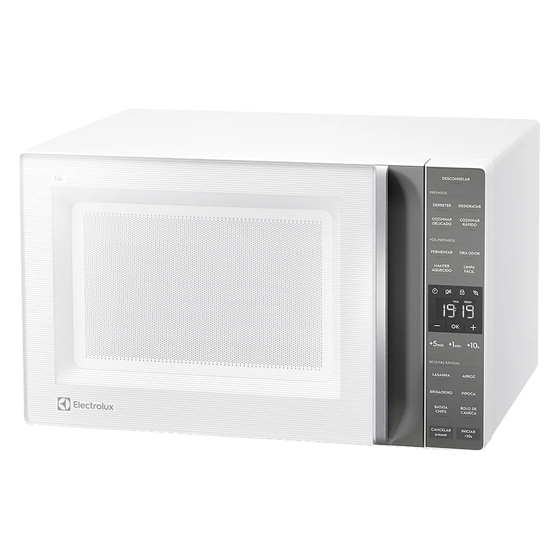 Micro-ondas de Bancada Electrolux 36L 1600W Descongelamento Assistido ME36B - Branco - 110 Volts