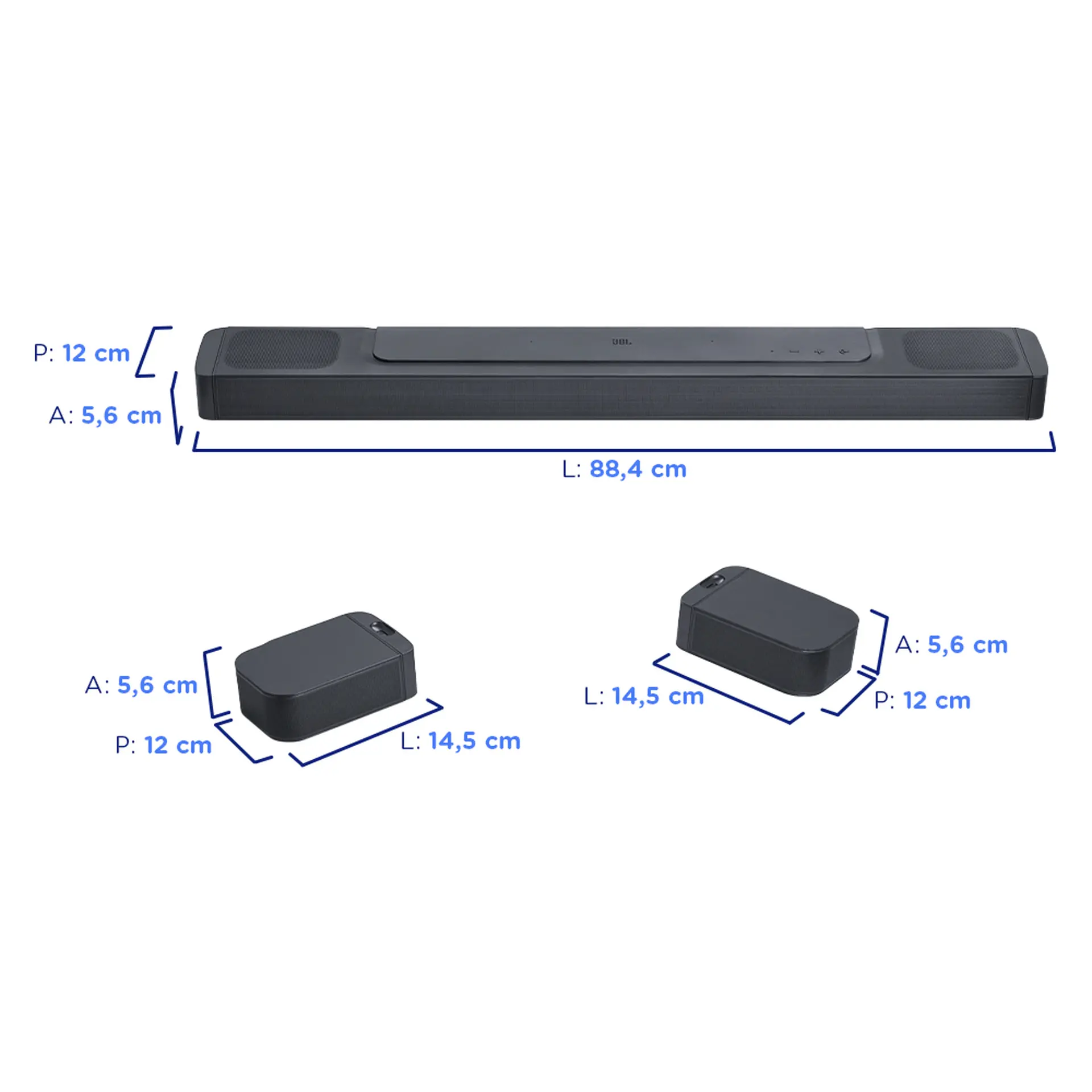 Soundbar JBL Bar 800 360W Bluetooth sem Fio