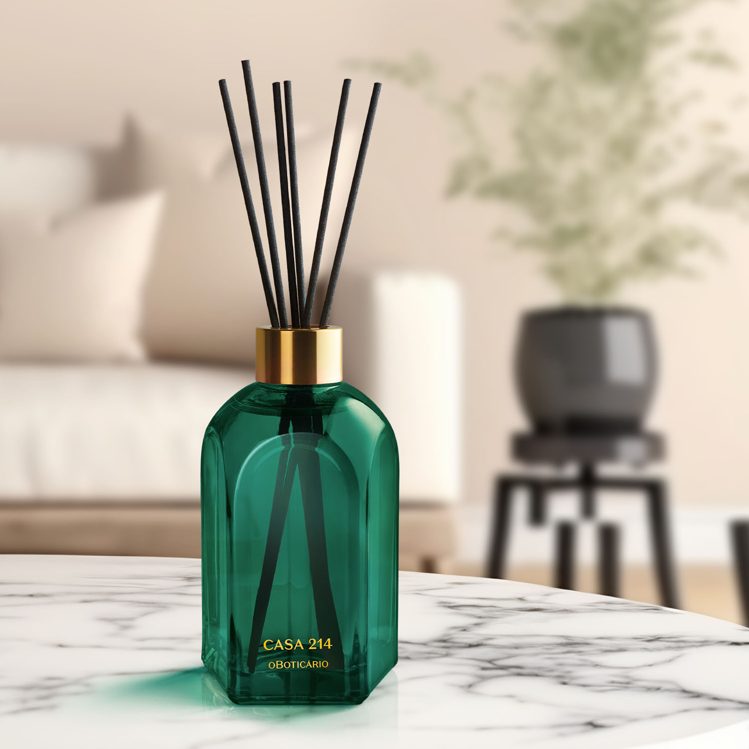 Difusor de Ambiente com Varetas Casa 214 Brisa de Cedros 250ml