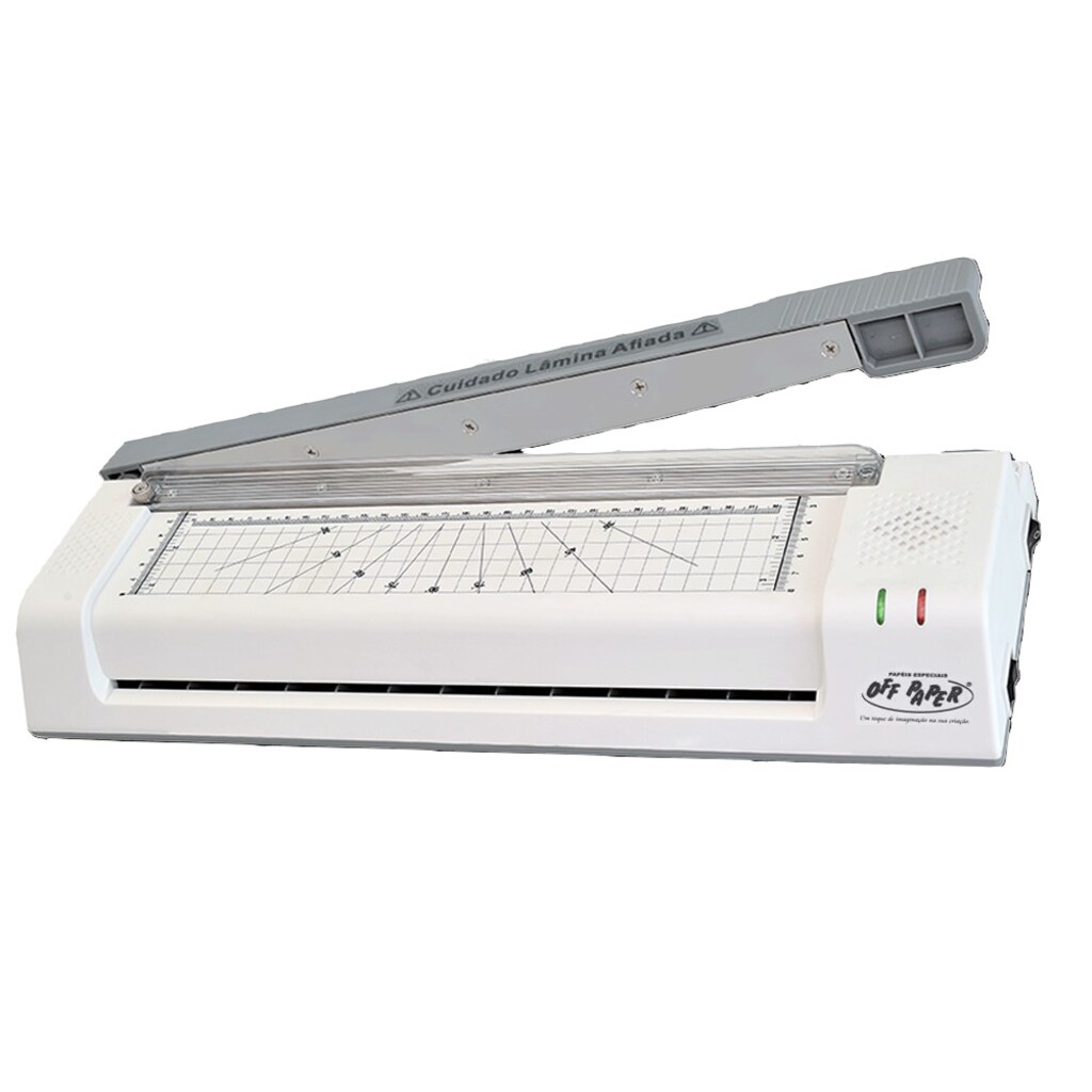 Plastificadora A3 Off Papper LG-03 com Guilhotina e Canteadeira 127 Volts - 10575
