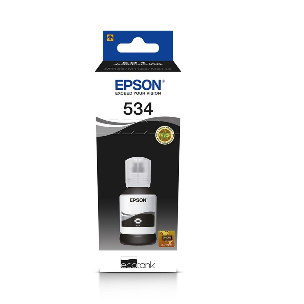 Tinta para Cartucho Epson Preto Original - T534120 - 6.000 páginas para M1100 / M1120 / M1180 / M2120 / M2140 / M2170 / M3170 / M3180