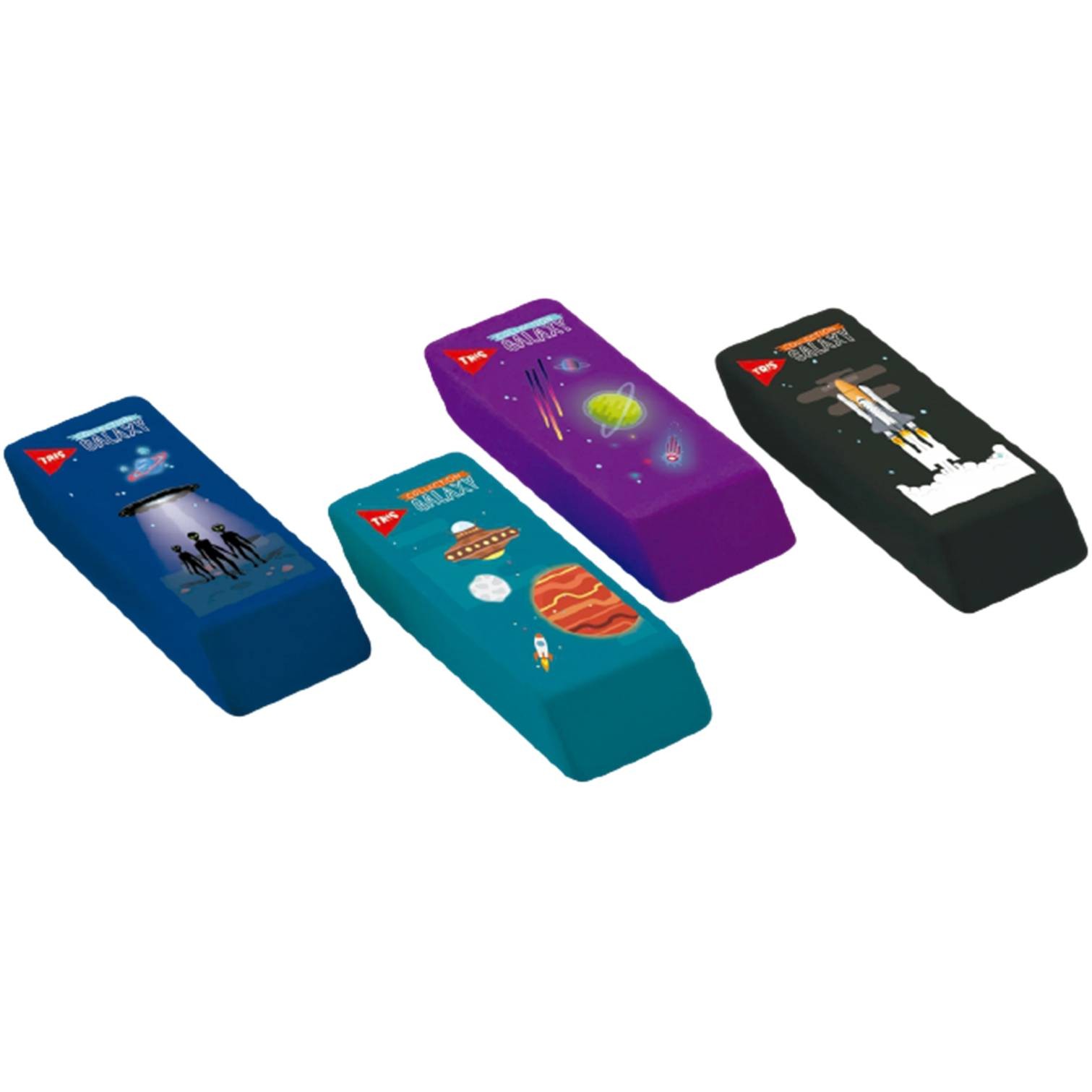 Borracha TRIS Collection Galaxy Cores Unidade Sortido