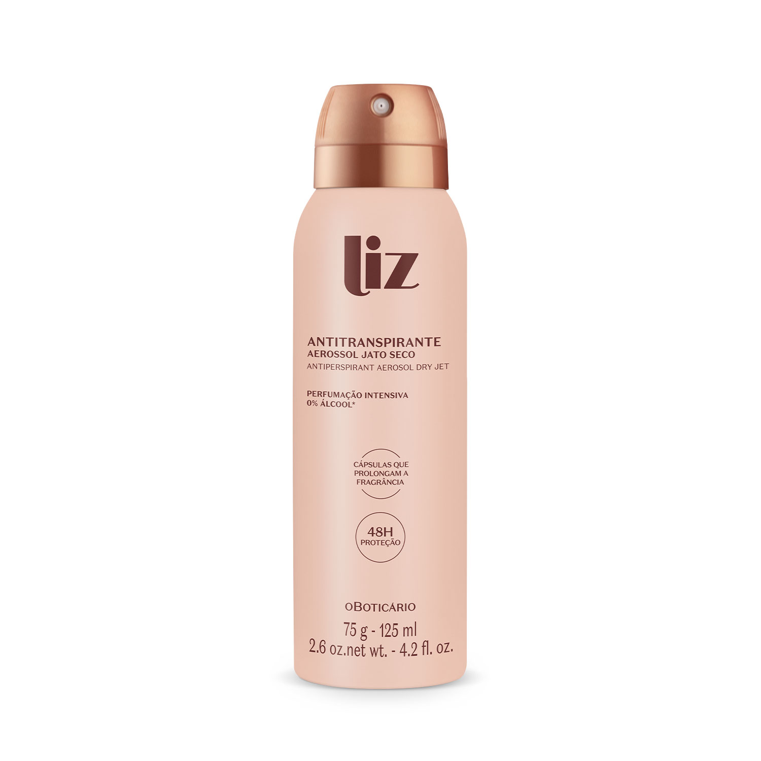 Desodorante Antitranspirante Aerossol Liz 75g/125ml