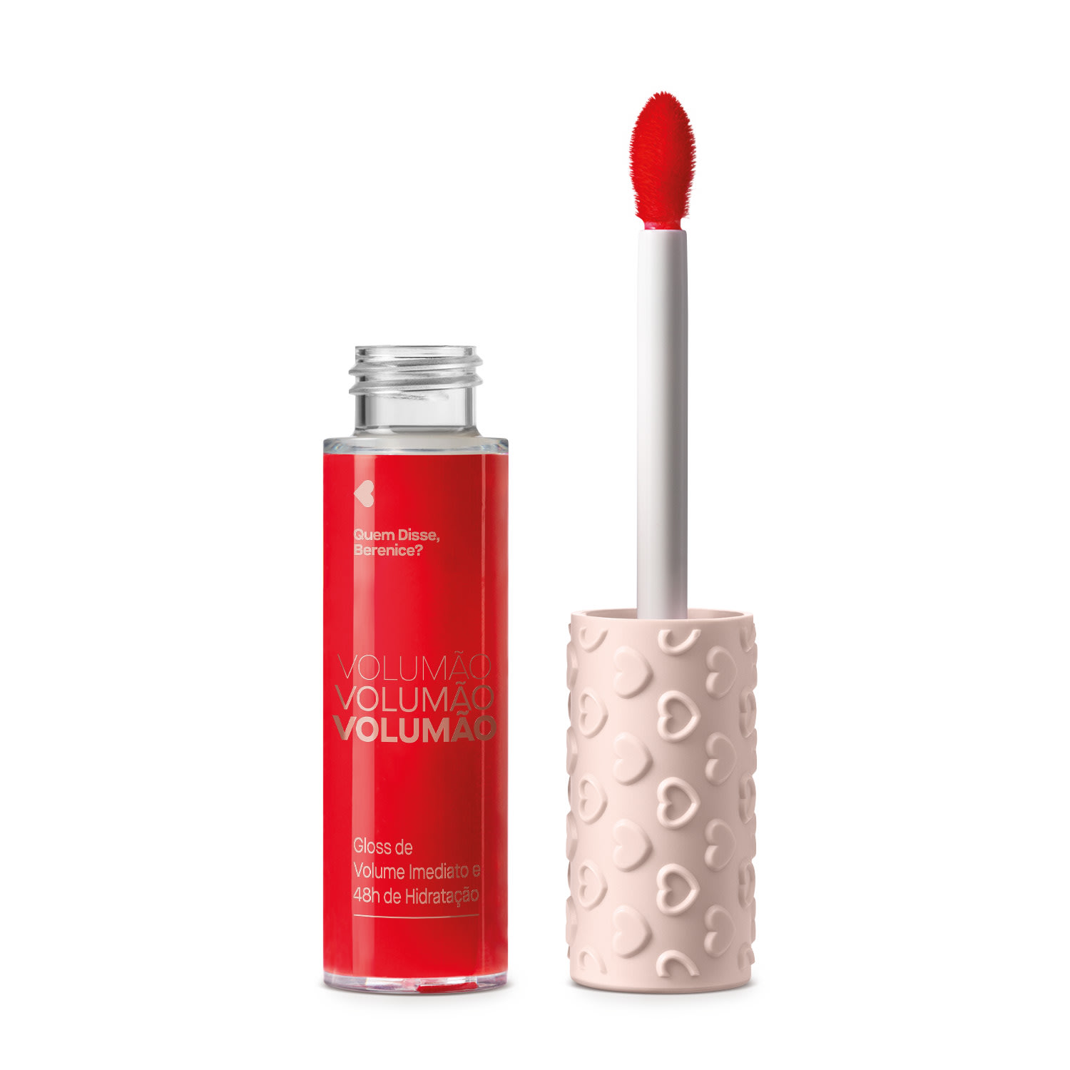 Gloss Labial Vermelho Bocão Volumão Quem Disse, Berenice? 9,5ml