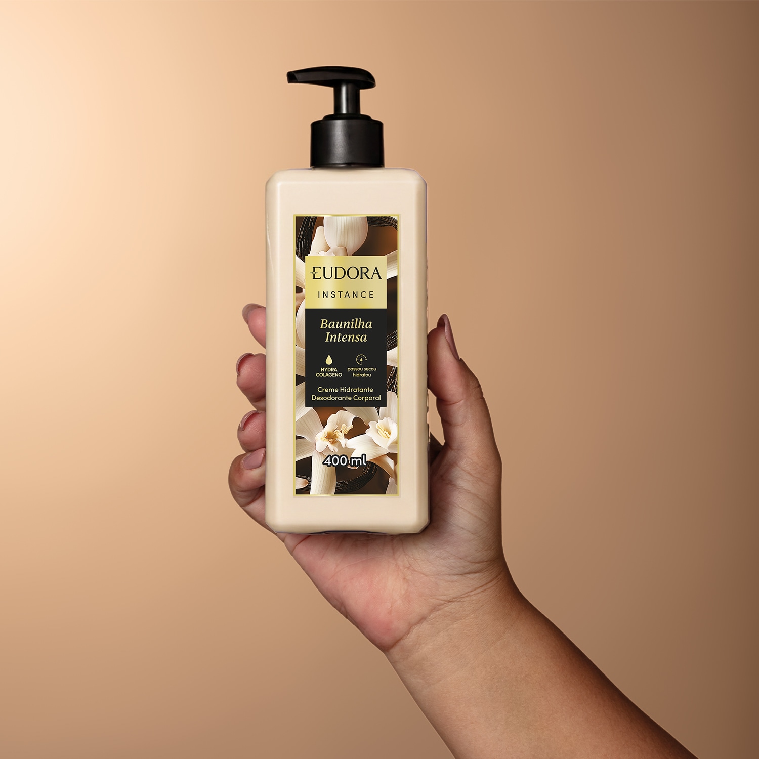 Creme Hidratante Desodorante Corporal Instance Baunilha Nuit 400ml