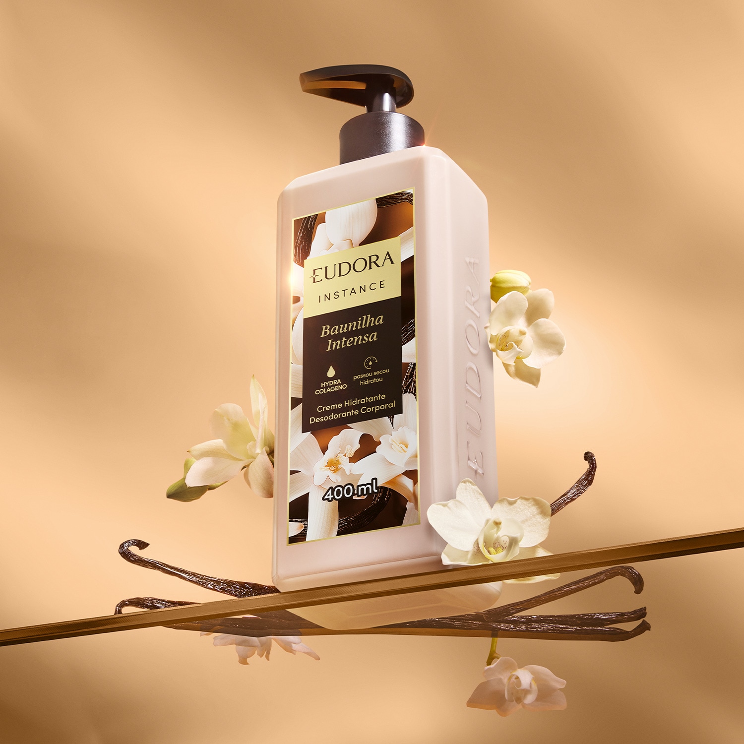 Creme Hidratante Desodorante Corporal Instance Baunilha Nuit 400ml