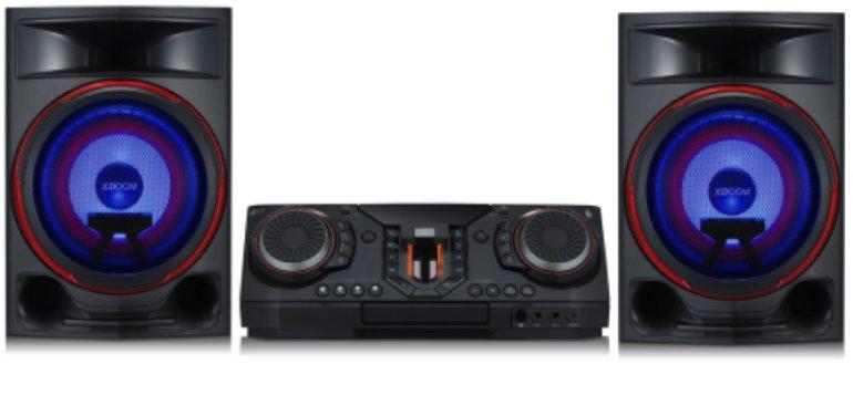 Mini System LG XBOOM CL87 2350W Karaokê Bluetooth Funções DJ com Iluminações