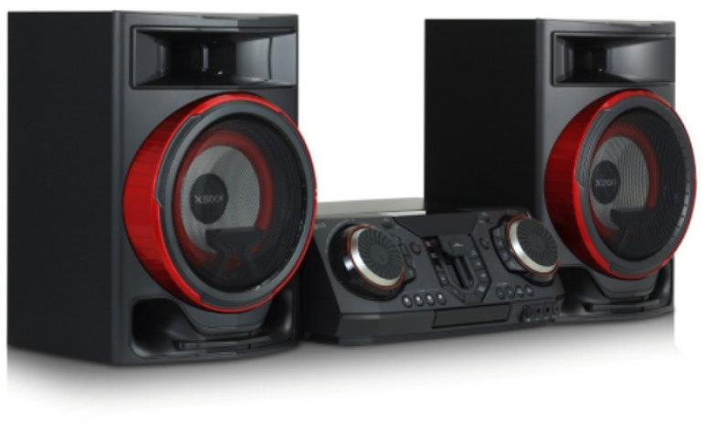 Mini System LG XBOOM CL87 2350W Karaokê Bluetooth Funções DJ com Iluminações