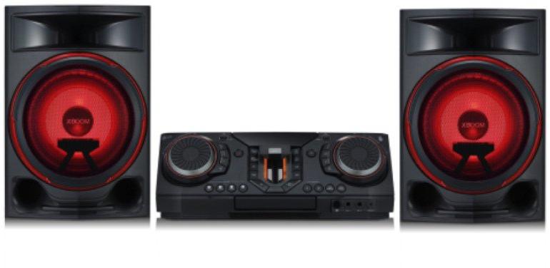 Mini System LG XBOOM CL87 2350W Karaokê Bluetooth Funções DJ com Iluminações