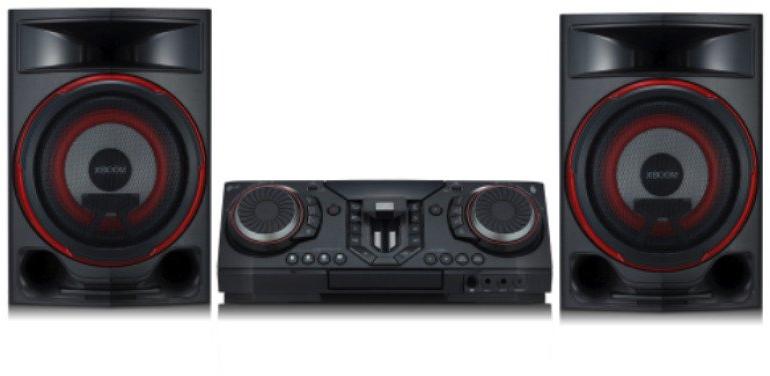 Mini System LG XBOOM CL87 2350W Karaokê Bluetooth Funções DJ com Iluminações