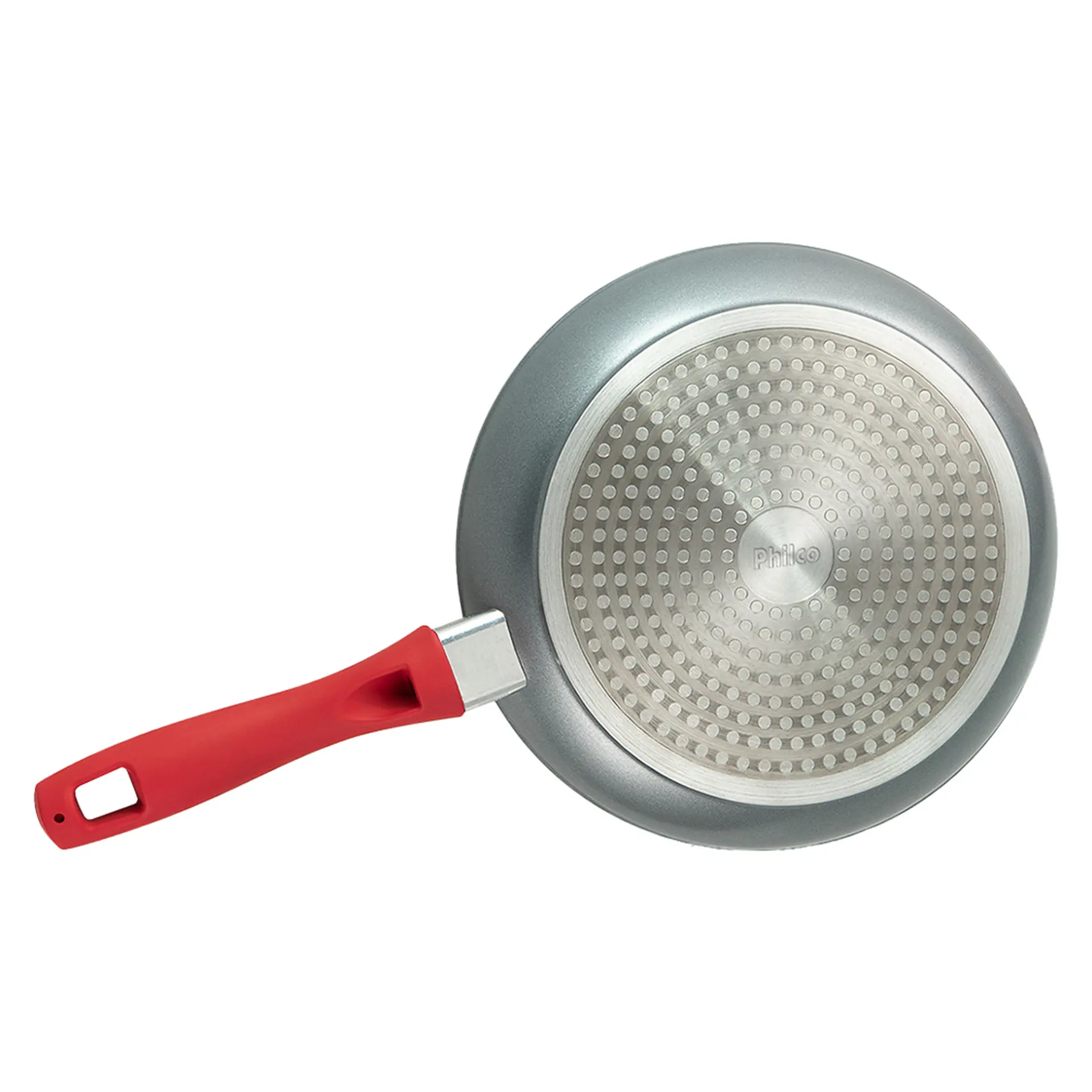Frigideira Philco 1,7L com Revestimento Redstone Definitive PPH240AFR - Cinza/Vermelho