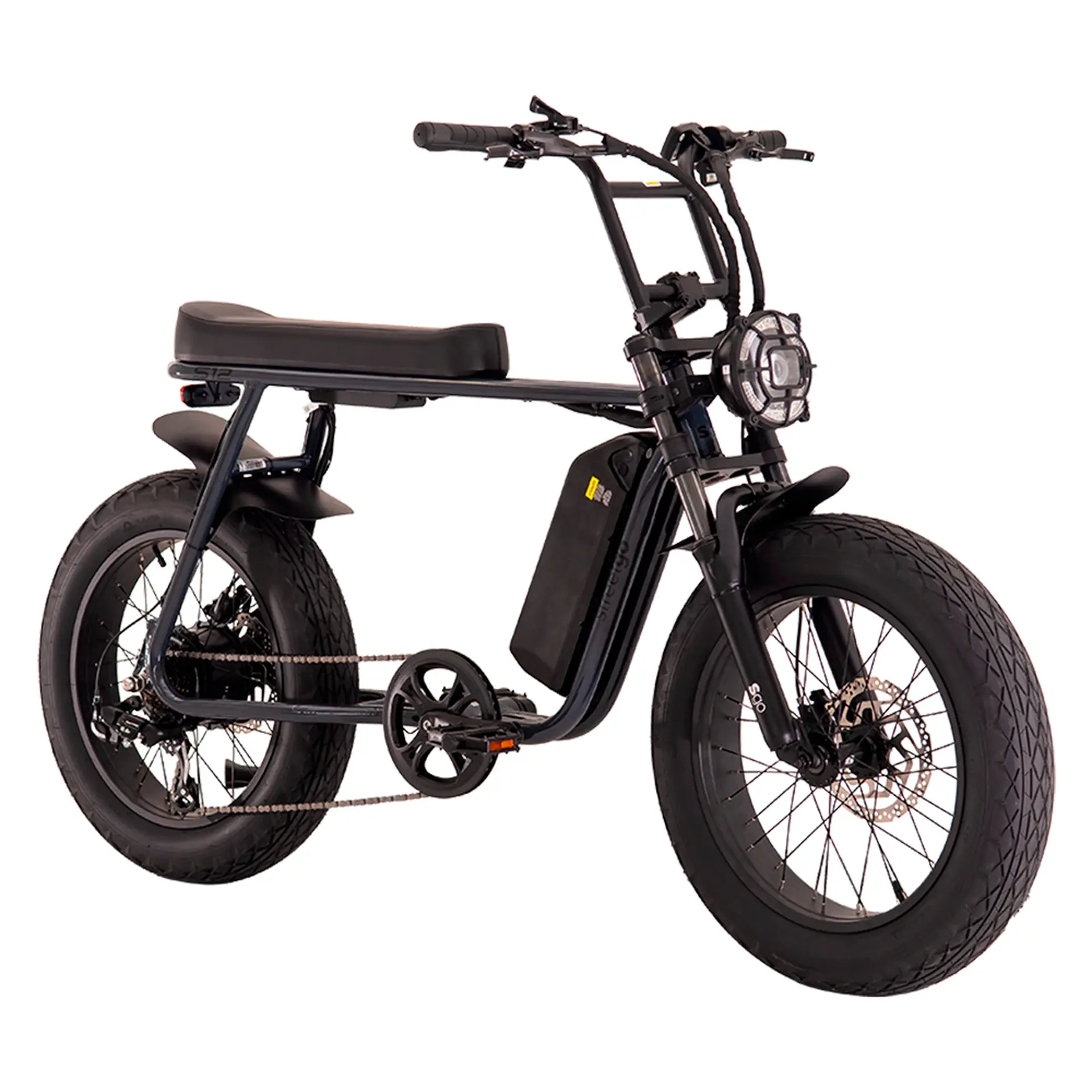 Bicicleta Elétrica StreetGo Bike Aro 20 750W Freio Hidráulico - Verde - Bivolt