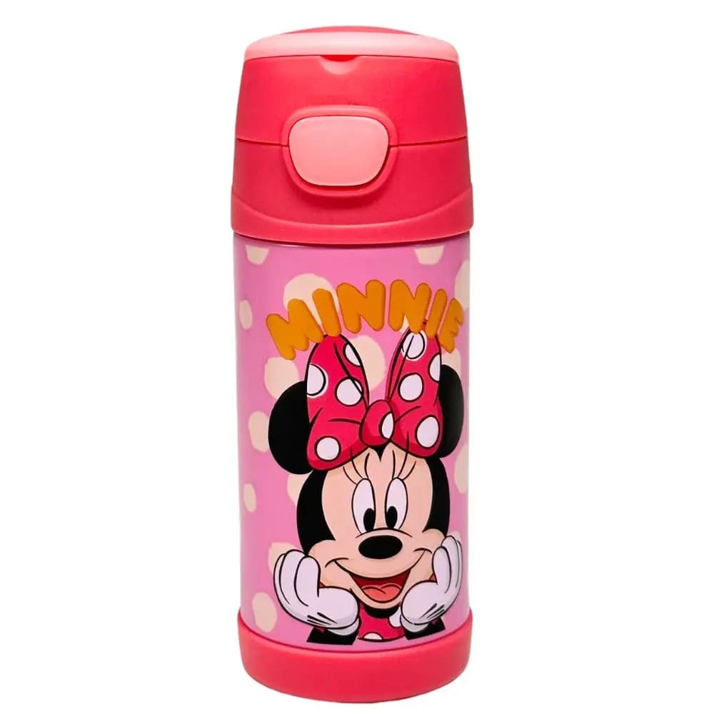 Garrafa Térmica Handle Top Minnie 350ml Infantil Pequena