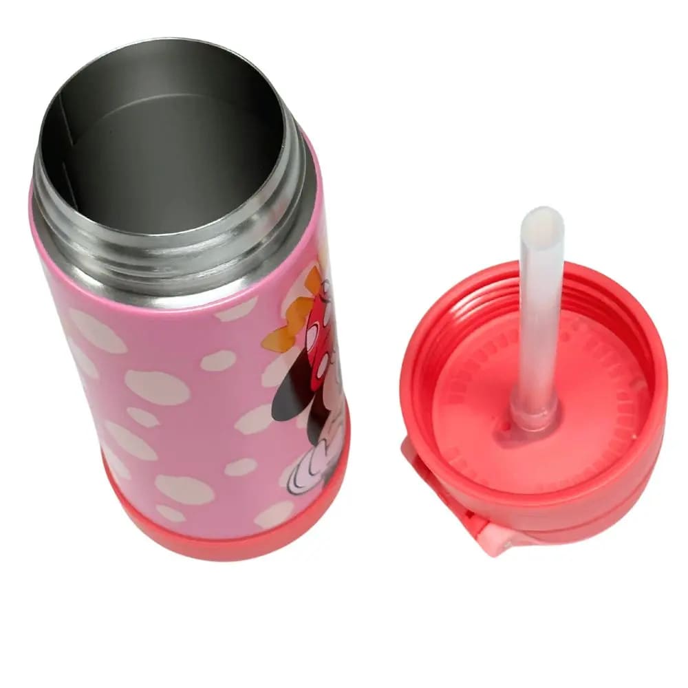 Garrafa Térmica Handle Top Minnie 350ml Infantil Pequena